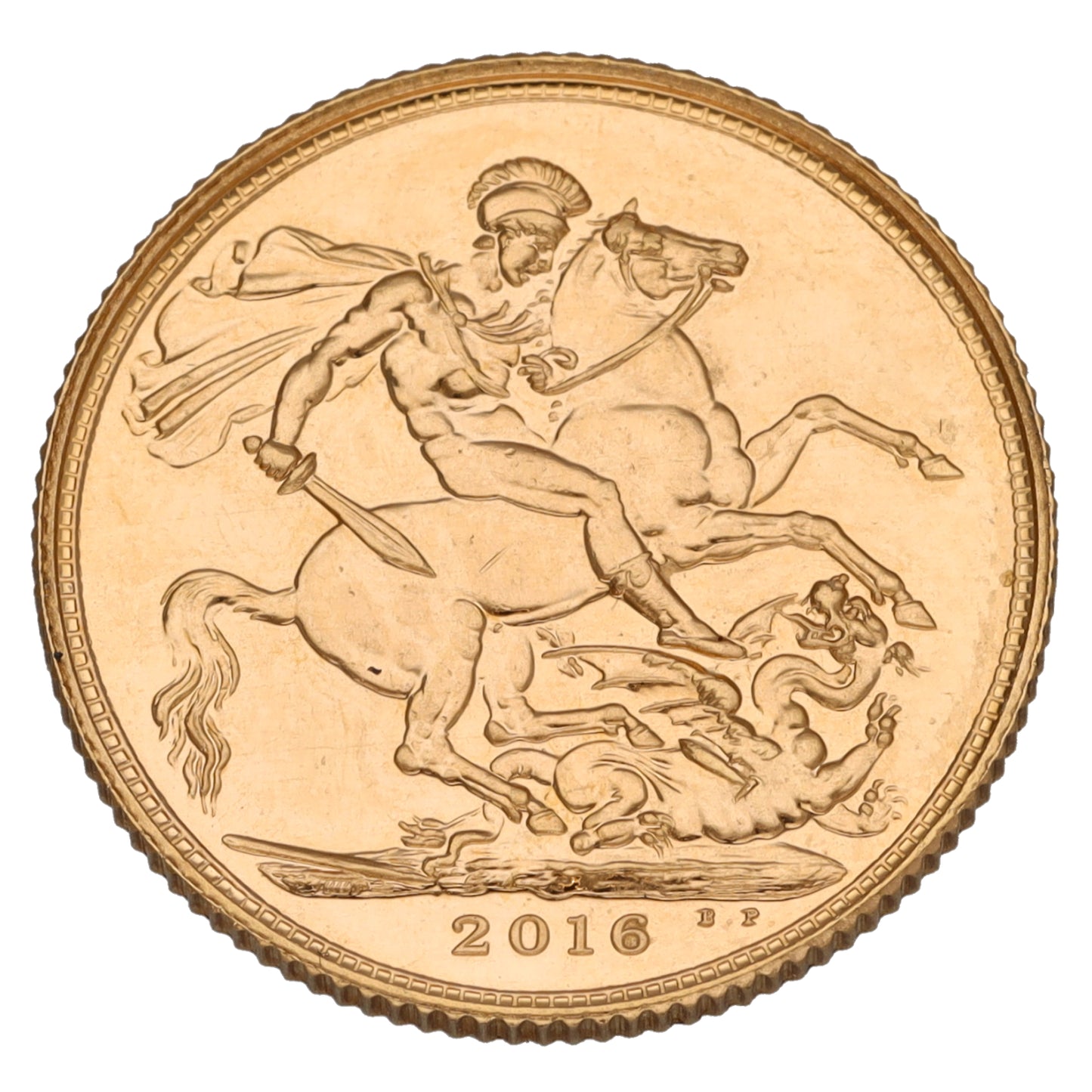 22ct Gold Queen Elizabeth II Full Sovereign Coin 2016