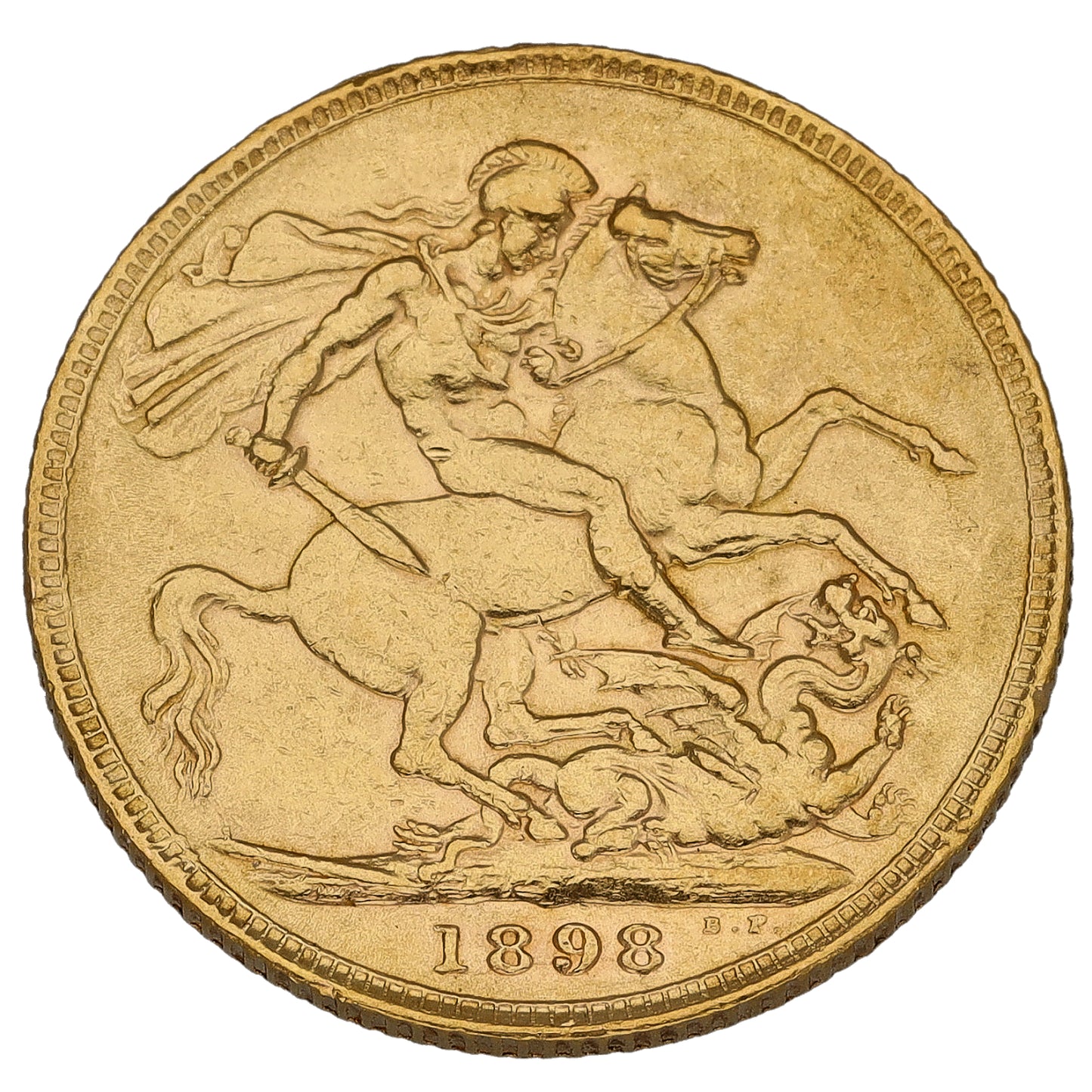 22ct Gold Queen Victoria Full Sovereign Coin 1898