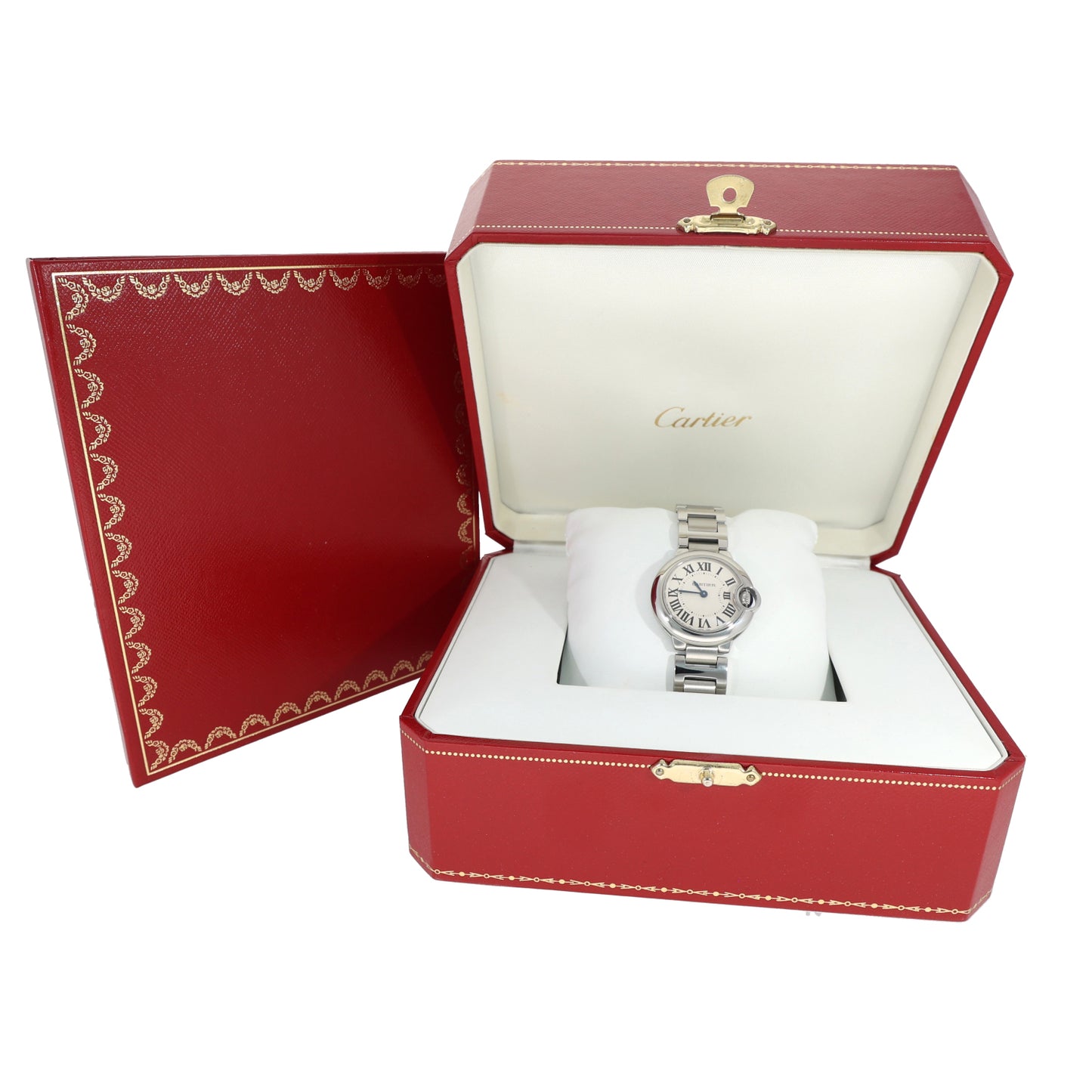 Cartier Ballon Bleu W69010Z4 28mm Stainless Steel Watch