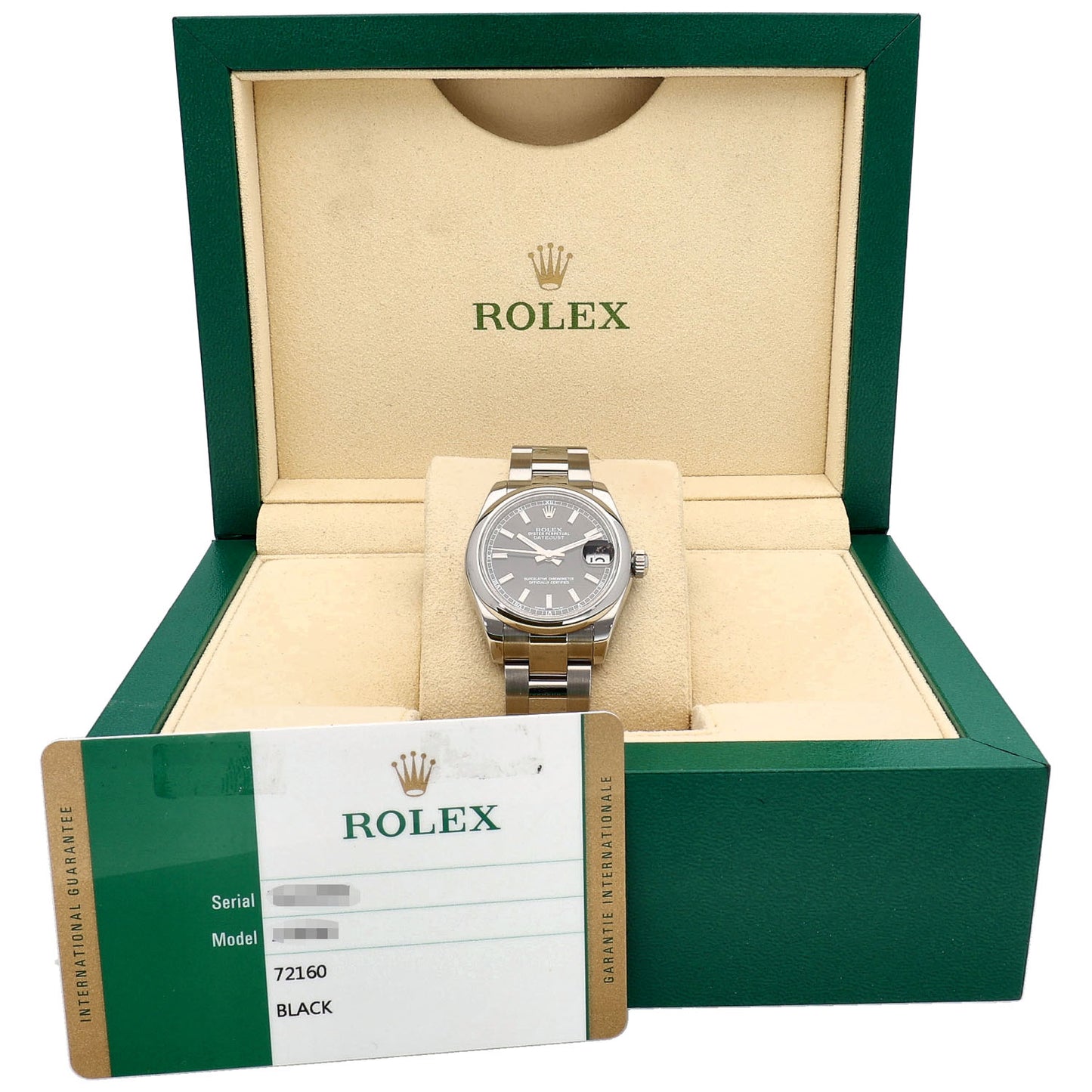 Rolex Lady Datejust 178240 31mm Stainless Steel Watch