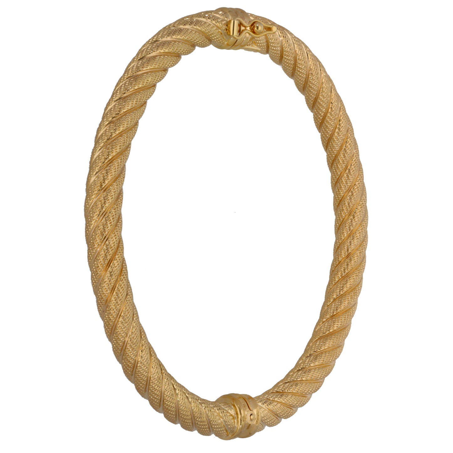 9ct Gold Hinged/Clasp Bangle