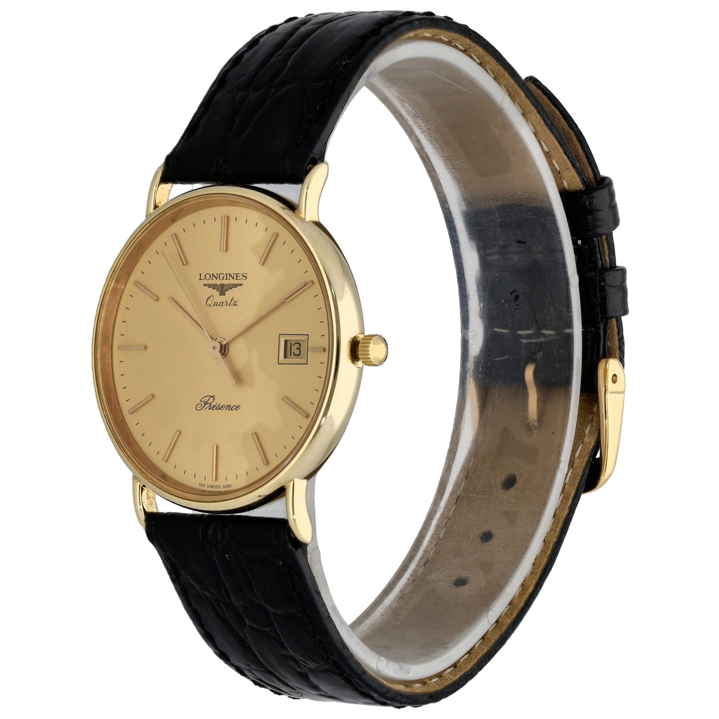Longines Presence 32mm Gold Watch