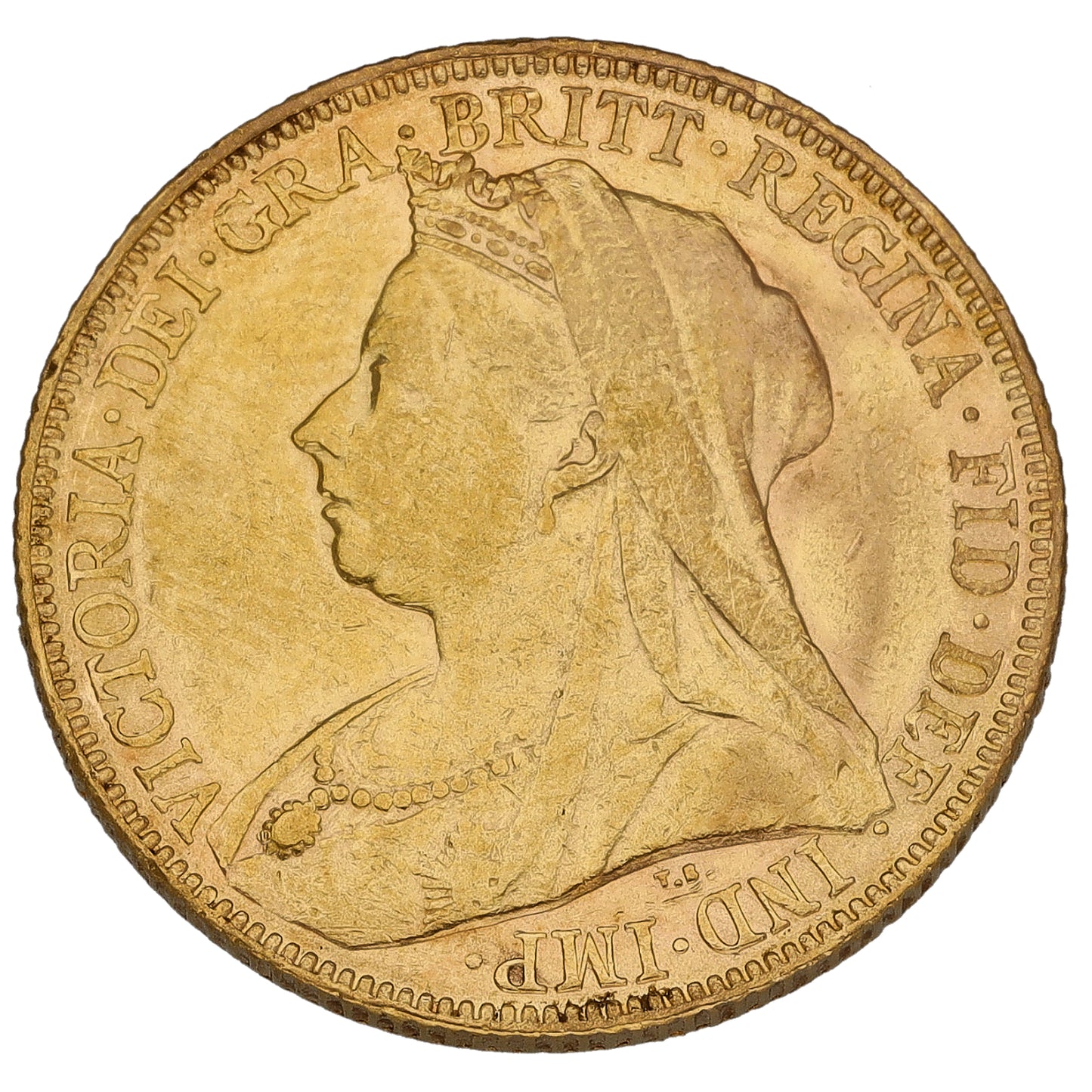 22ct Gold Queen Victoria Full Sovereign Coin 1898