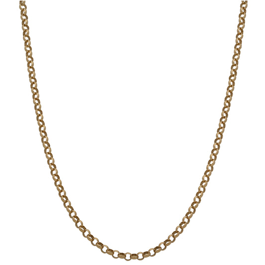 9ct Gold Belcher Chain 20"