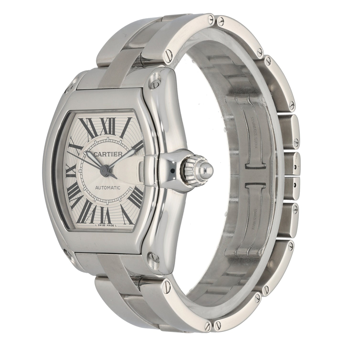 Cartier Roadster W62025V3 38mm Stainless Steel Watch