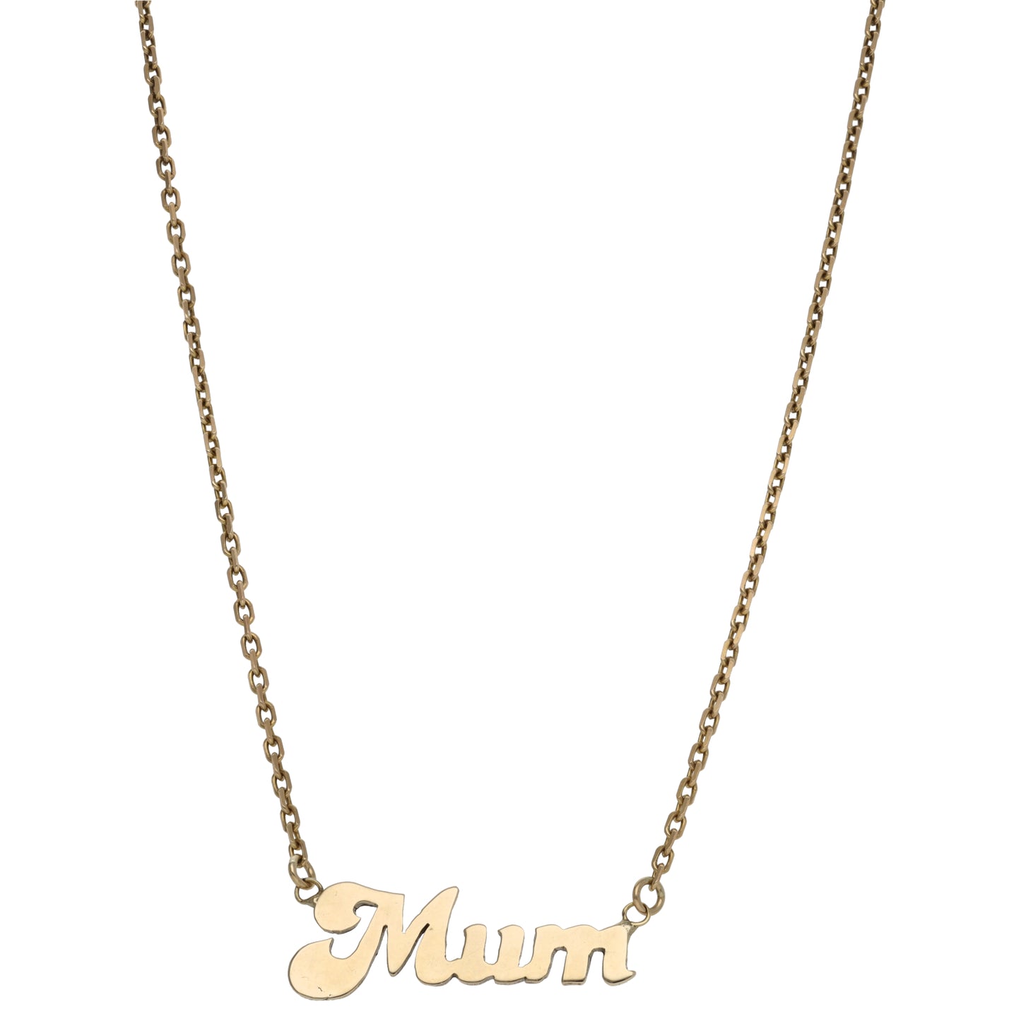9ct Gold Mum/Mother Chain/Necklace 18"