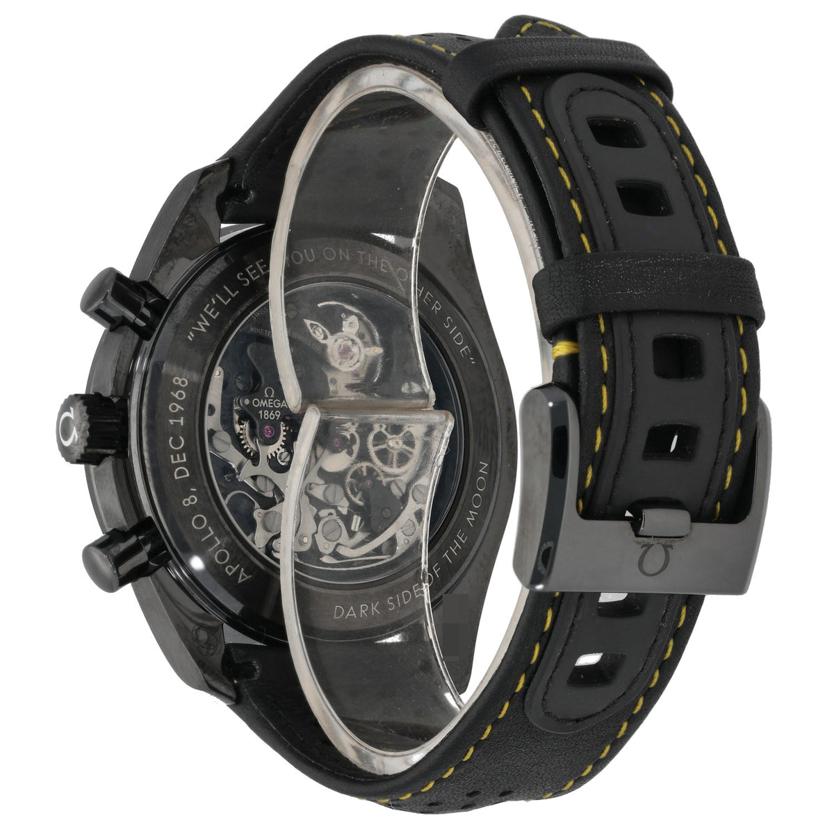 Omega Speedmaster Drak Side Of The Moon 311.92.44.30.01.001, open caseback
