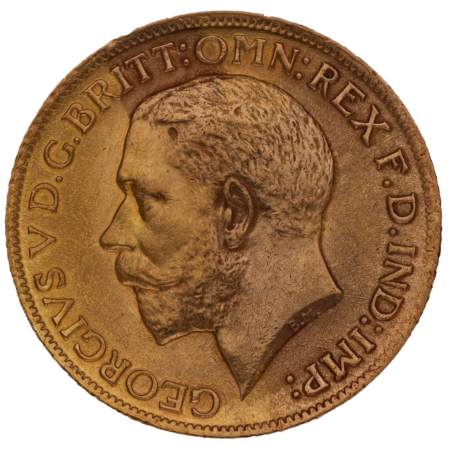 22ct Gold King George V Full Sovereign Coin 1915