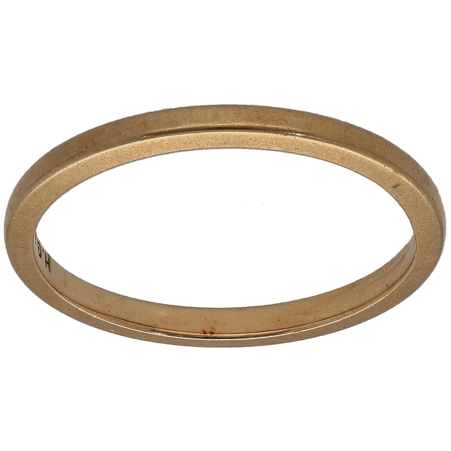22ct Gold Plain Wedding Ring Size M
