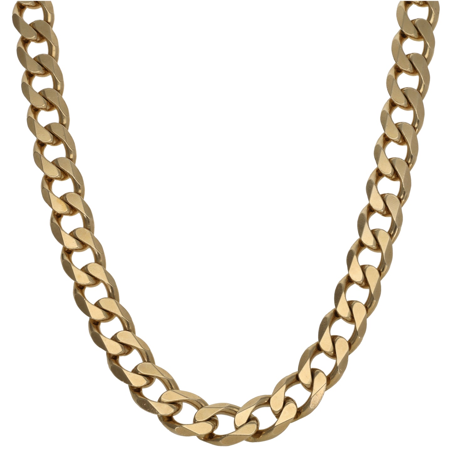 9ct Gold Curb Chain 26"