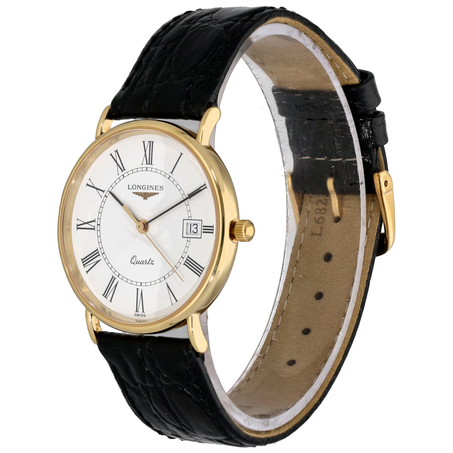 Longines Presence L7.999.6 32mm Gold Watch
