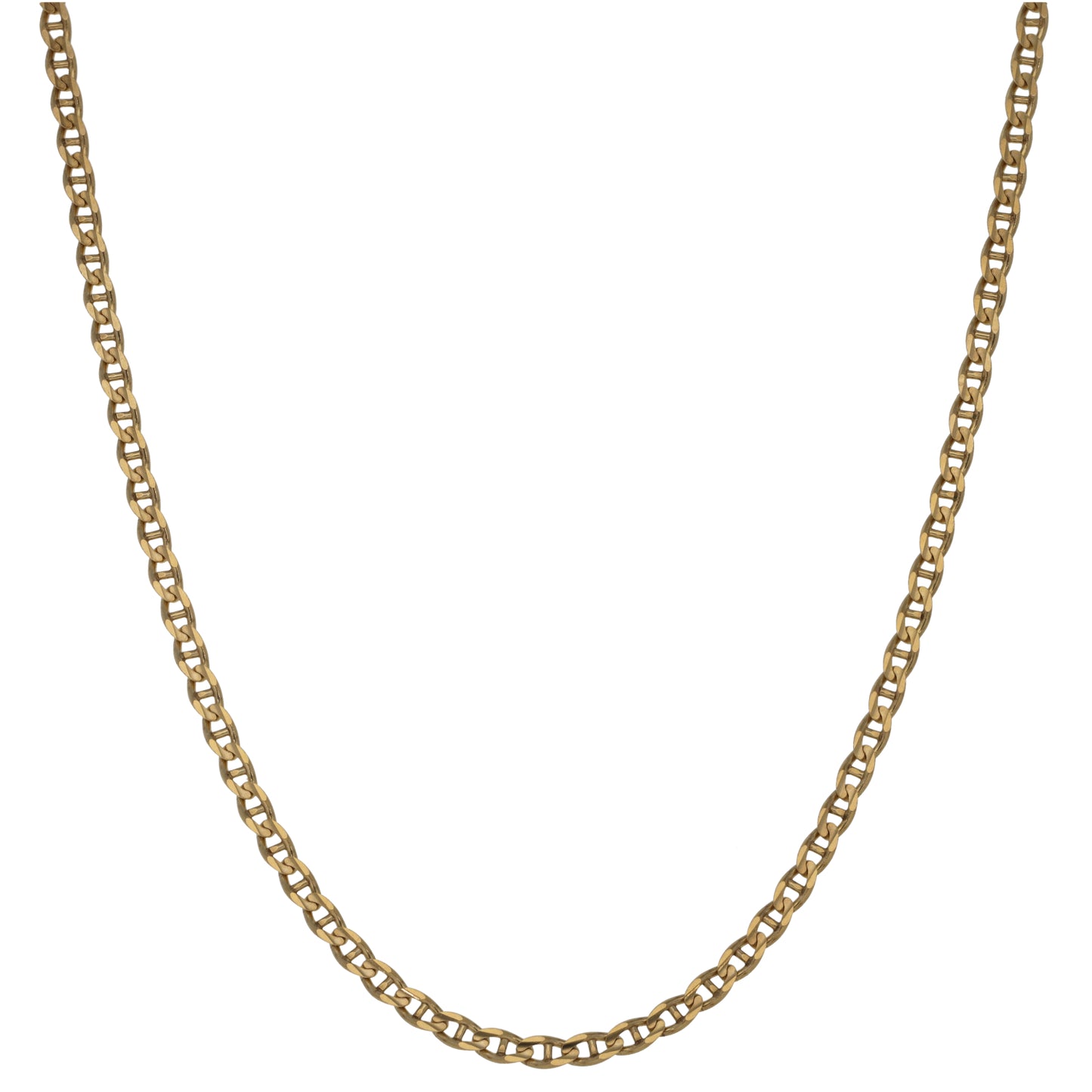 9ct Gold Anchor Chain 18"