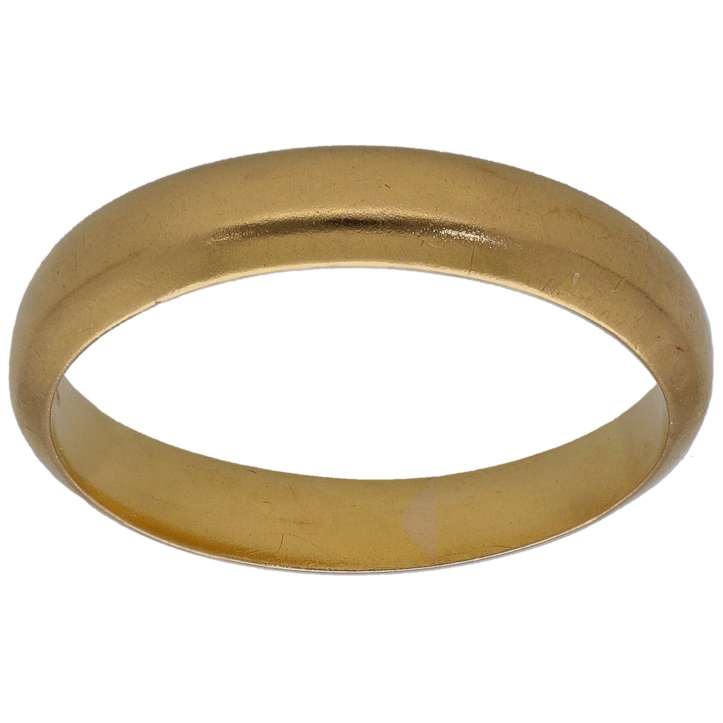 22ct Gold Plain Wedding Ring Size N