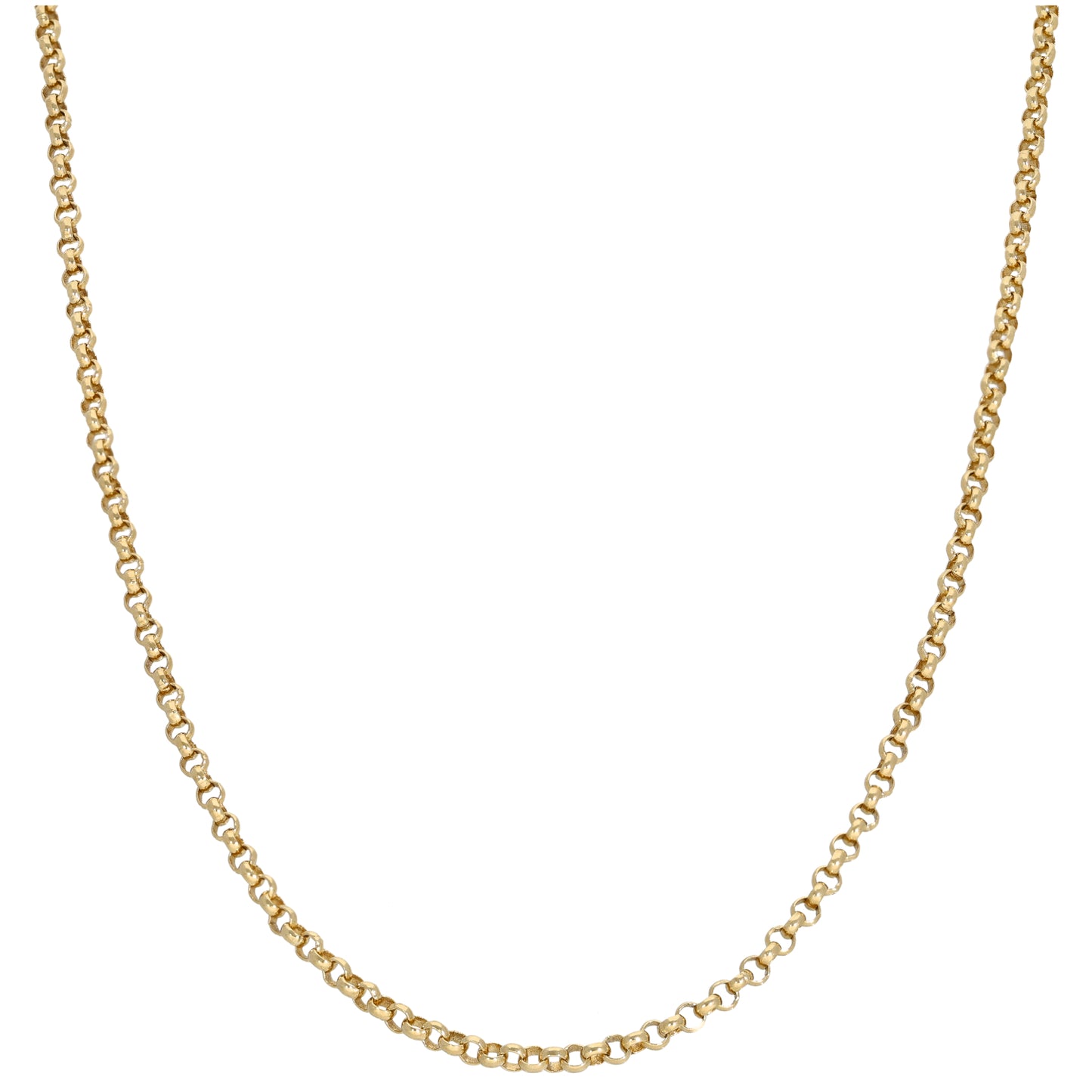 9ct Gold Belcher Chain 22"