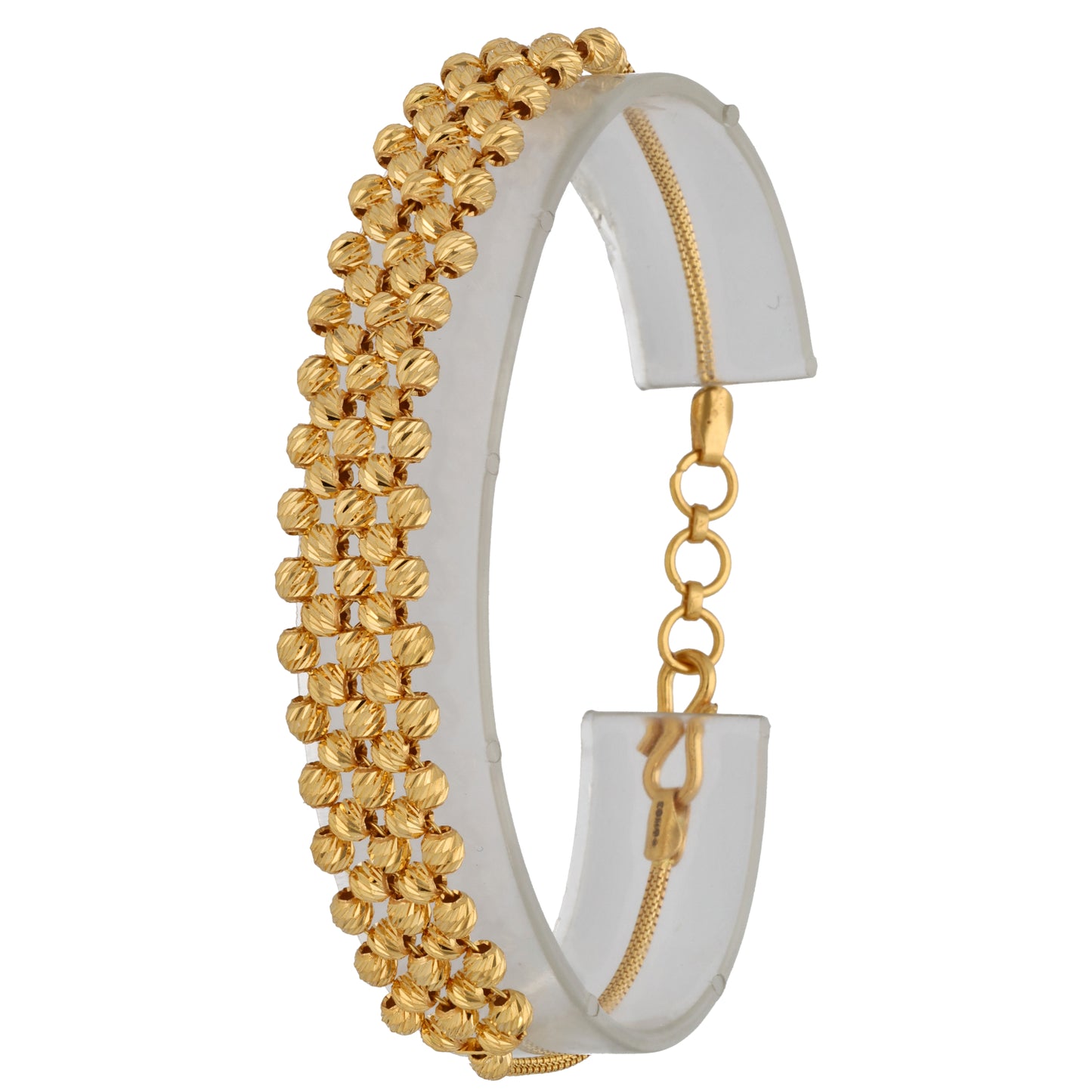 New 22ct Gold Filigree Clasp Bracelet