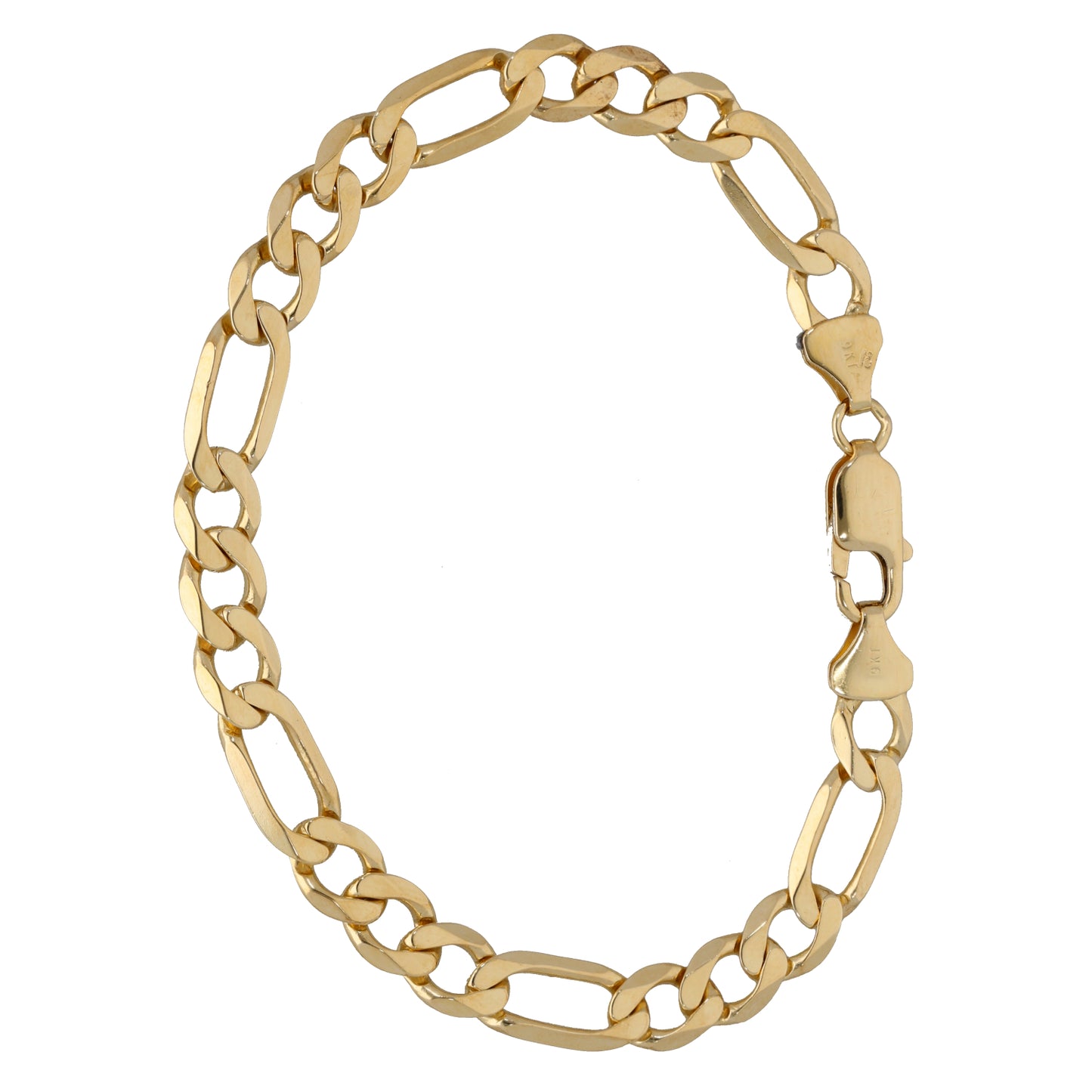 9ct Gold Figaro Bracelet