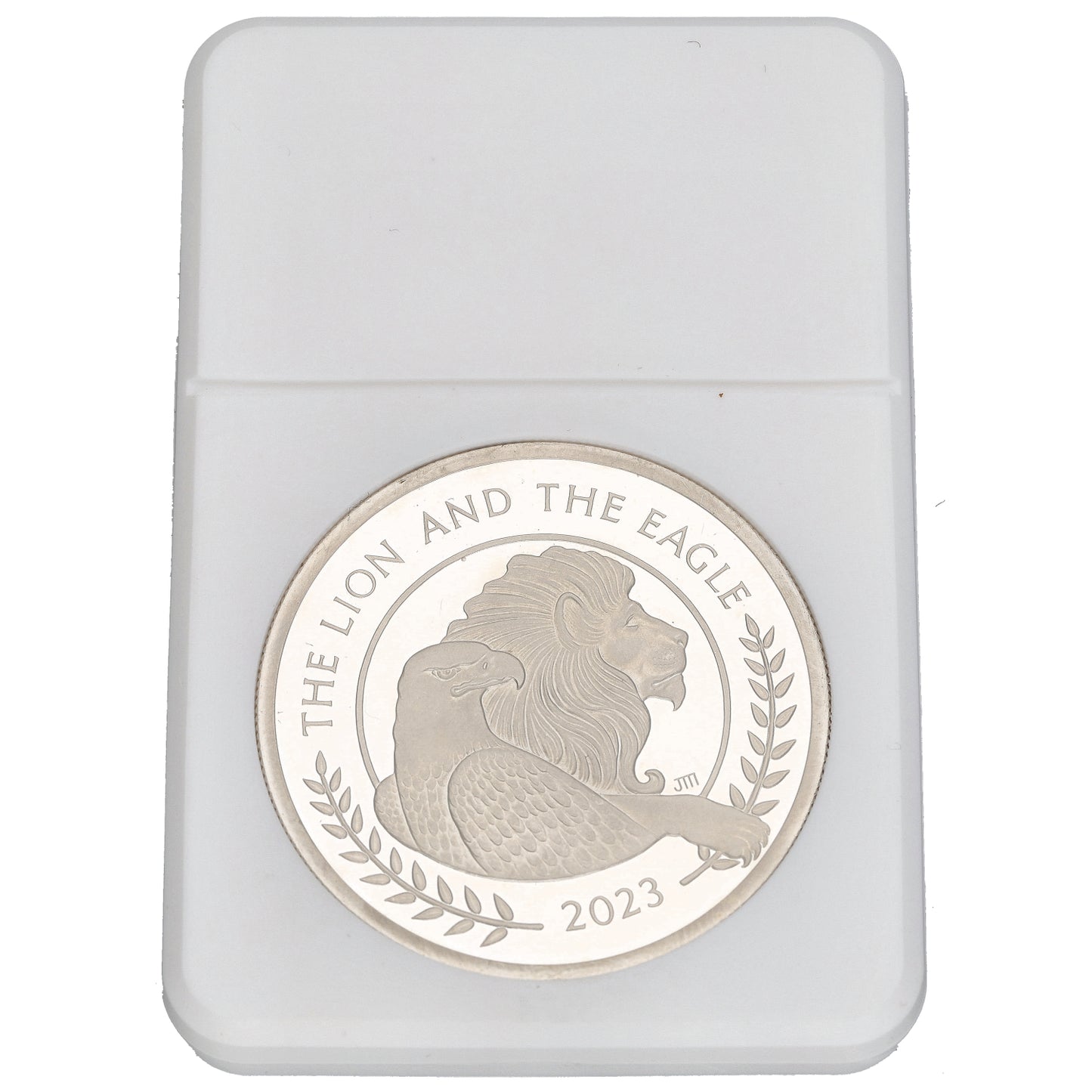 Fine Silver The Lion And The Eagle 2 OZ Coin 2023
