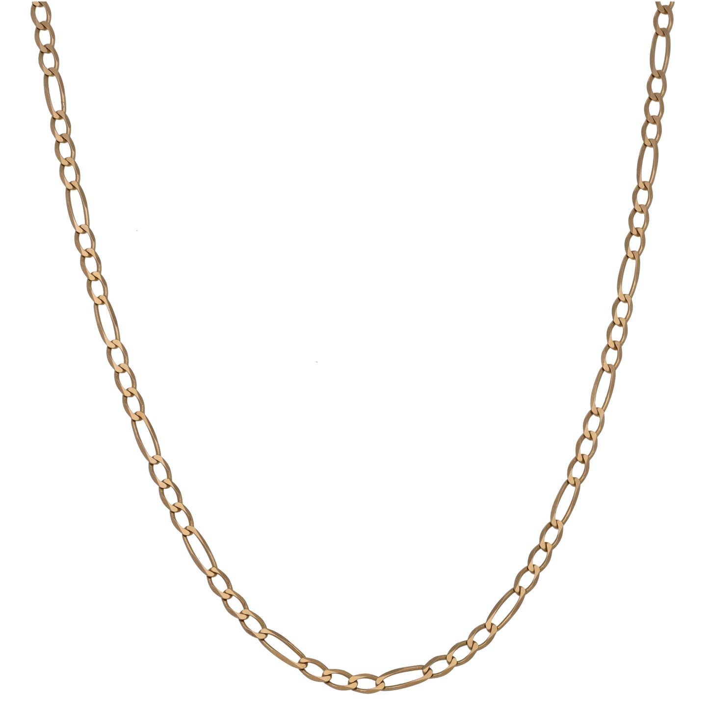 9ct Gold Figaro Chain 24"