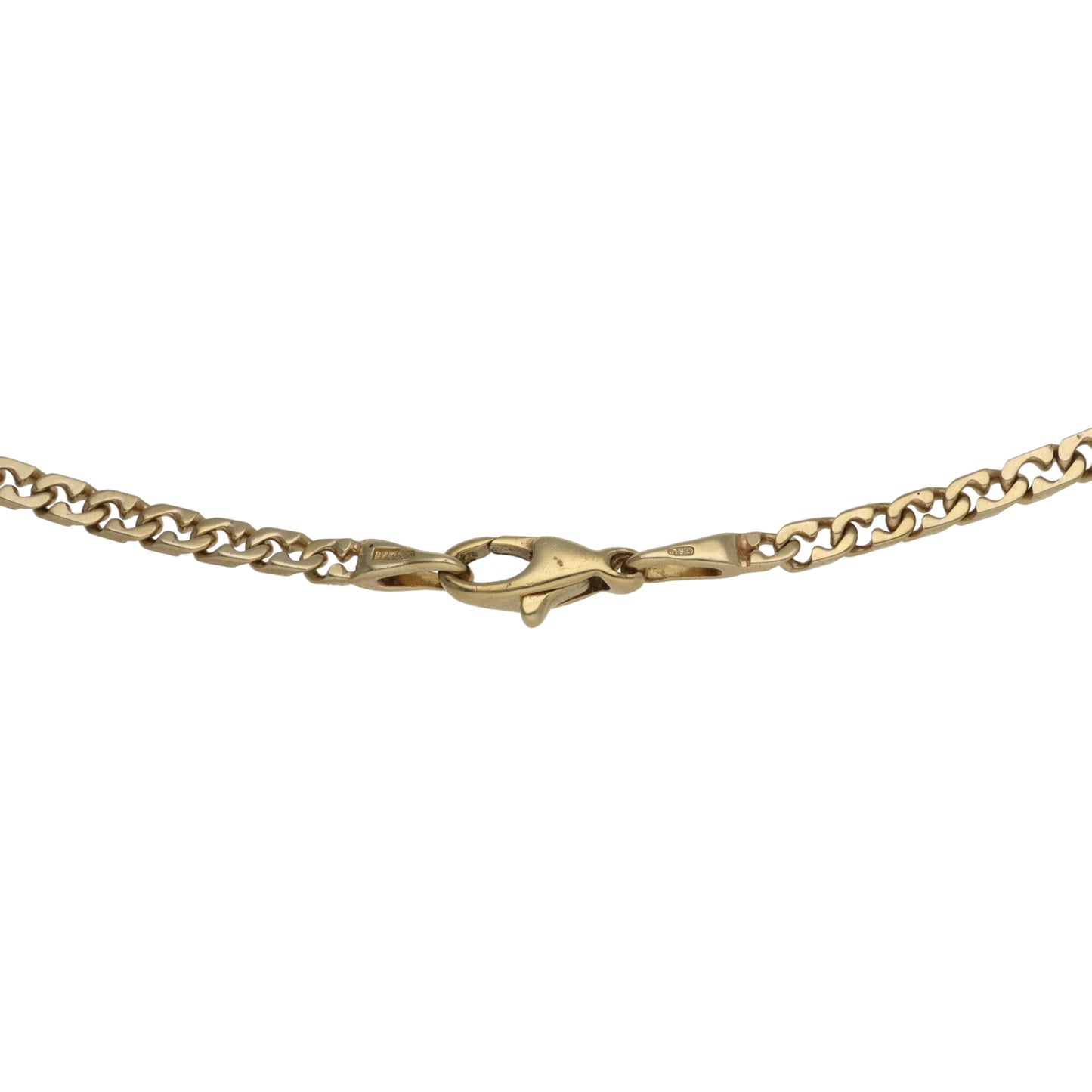 9ct Gold Curb Chain 16"