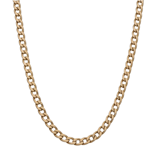 9ct Gold Curb Chain 20"