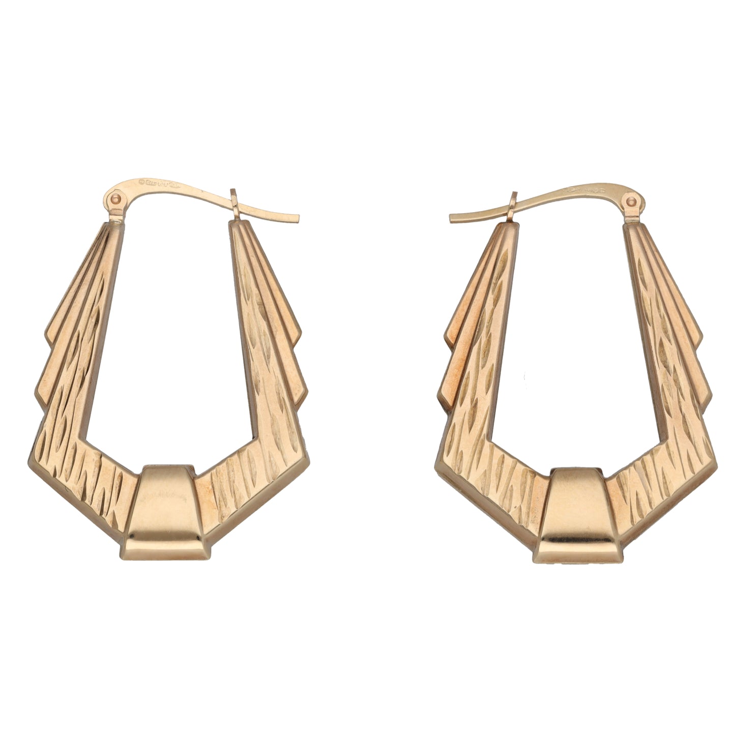 9ct Gold Creole Earrings