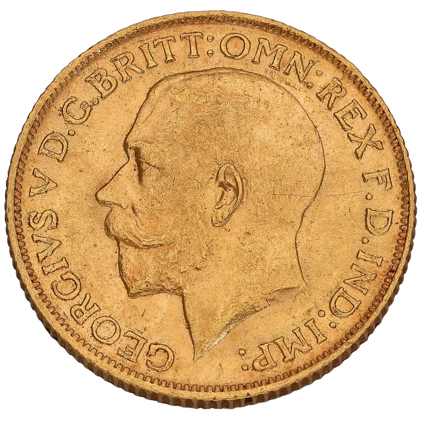 22ct Gold King George V Full Sovereign Coin 1913