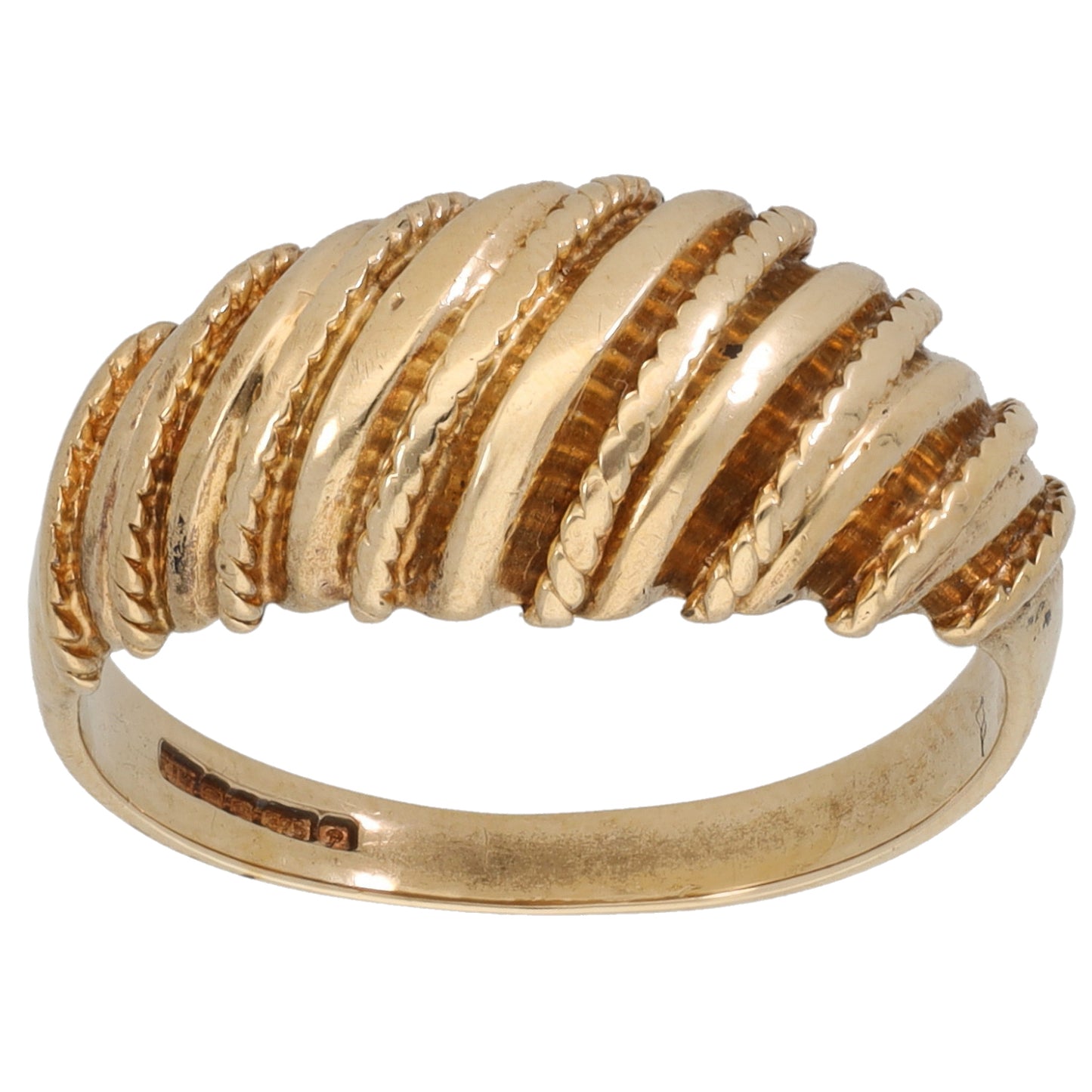 9ct Gold Alternative Ring Size O