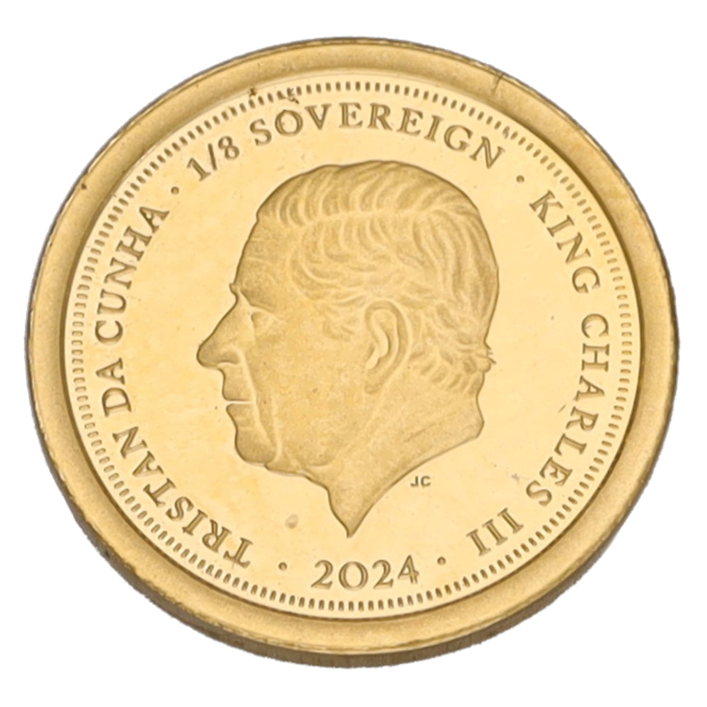 22ct Gold D-Day 80th Anniversary Eighth Sovereign Coin 2024