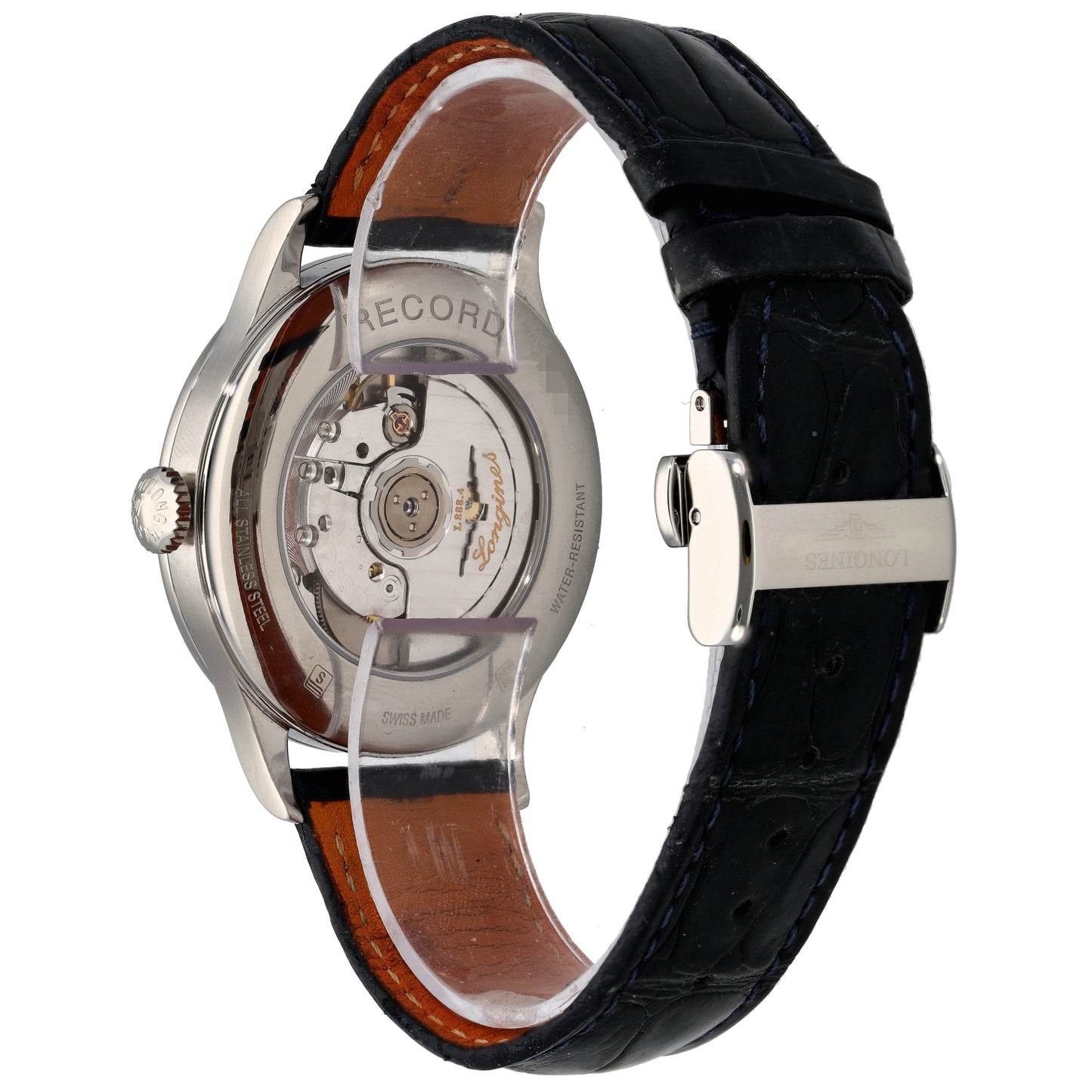 Longines Record L2.821.4 40mm Stainless Steel Watch