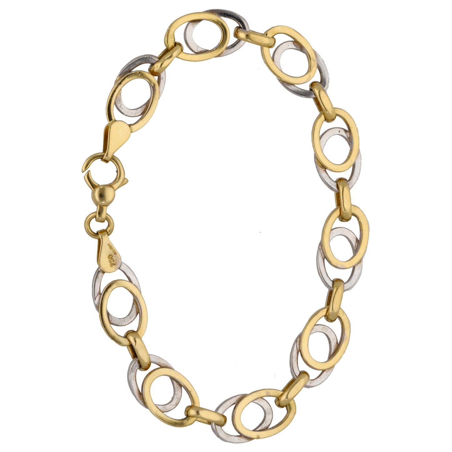 18ct Bi-Colour Gold Alternative Bracelet