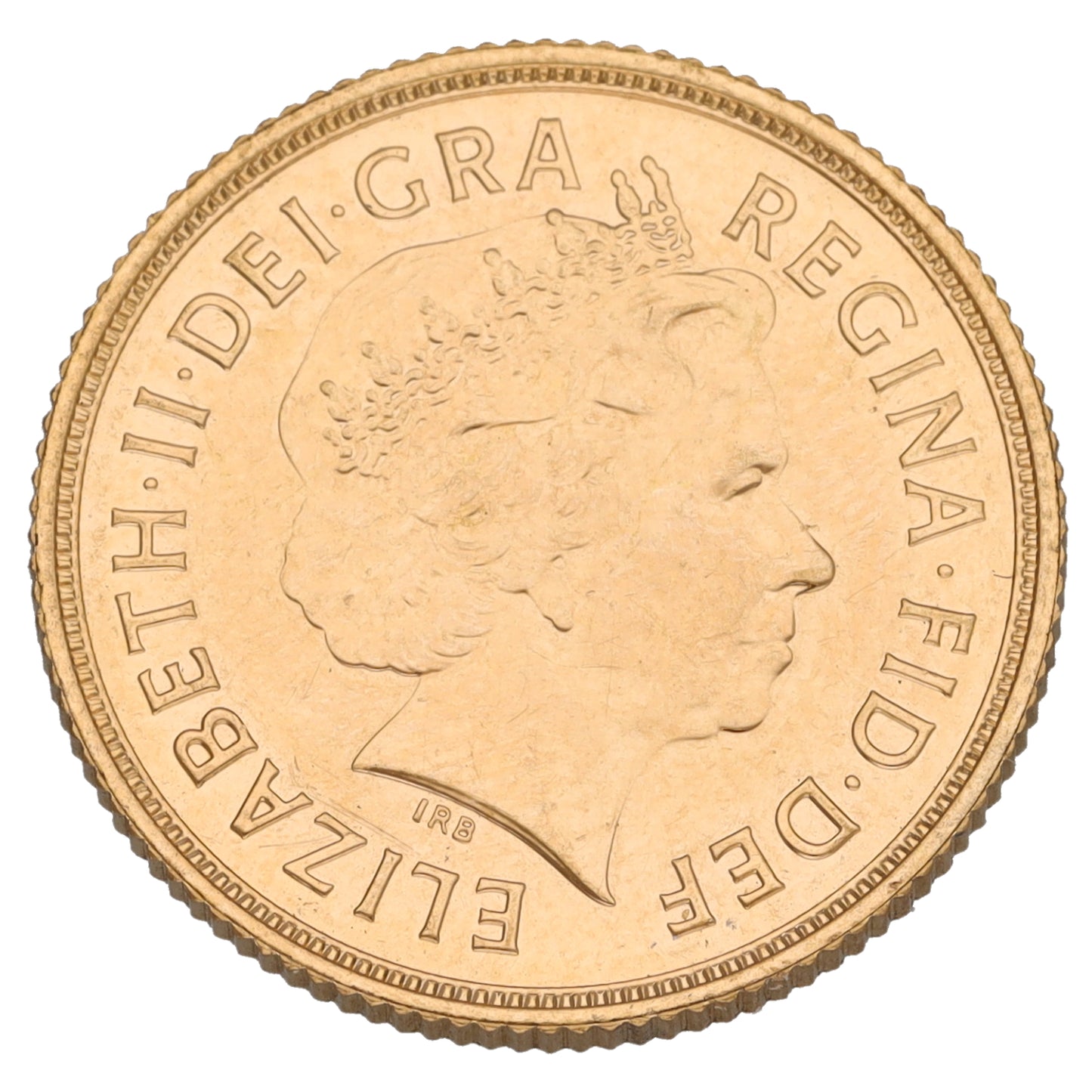 22ct Gold Queen Elizabeth II Full Sovereign Coin 2013