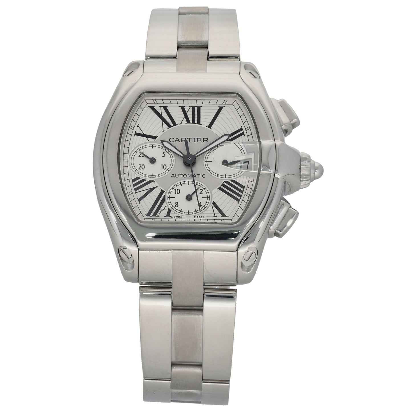 Cartier Roadster 2618 39mm Stainless Steel Watch