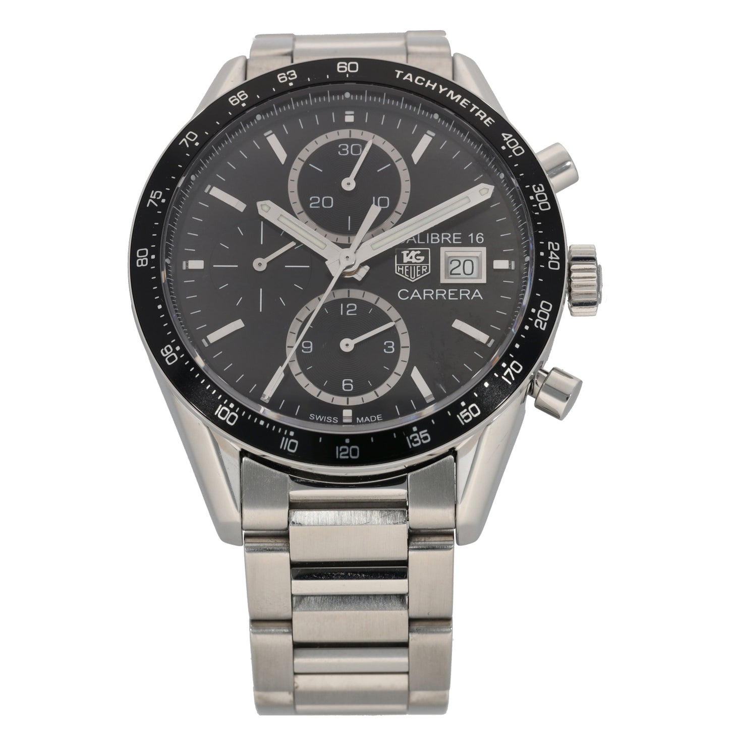 Tag Heuer Carrera CV201AJ-0 41mm Stainless Steel Watch