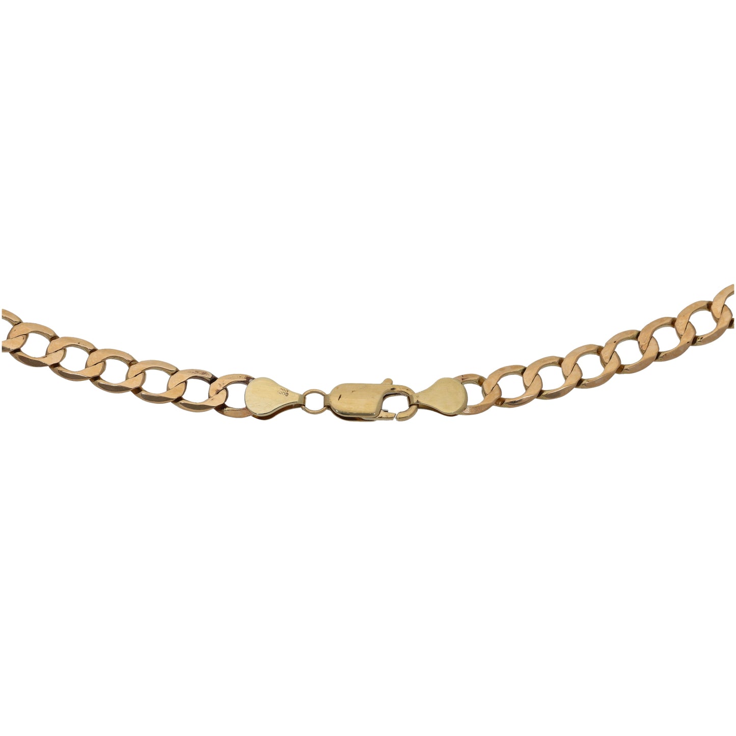 9ct Gold Curb Chain 22"