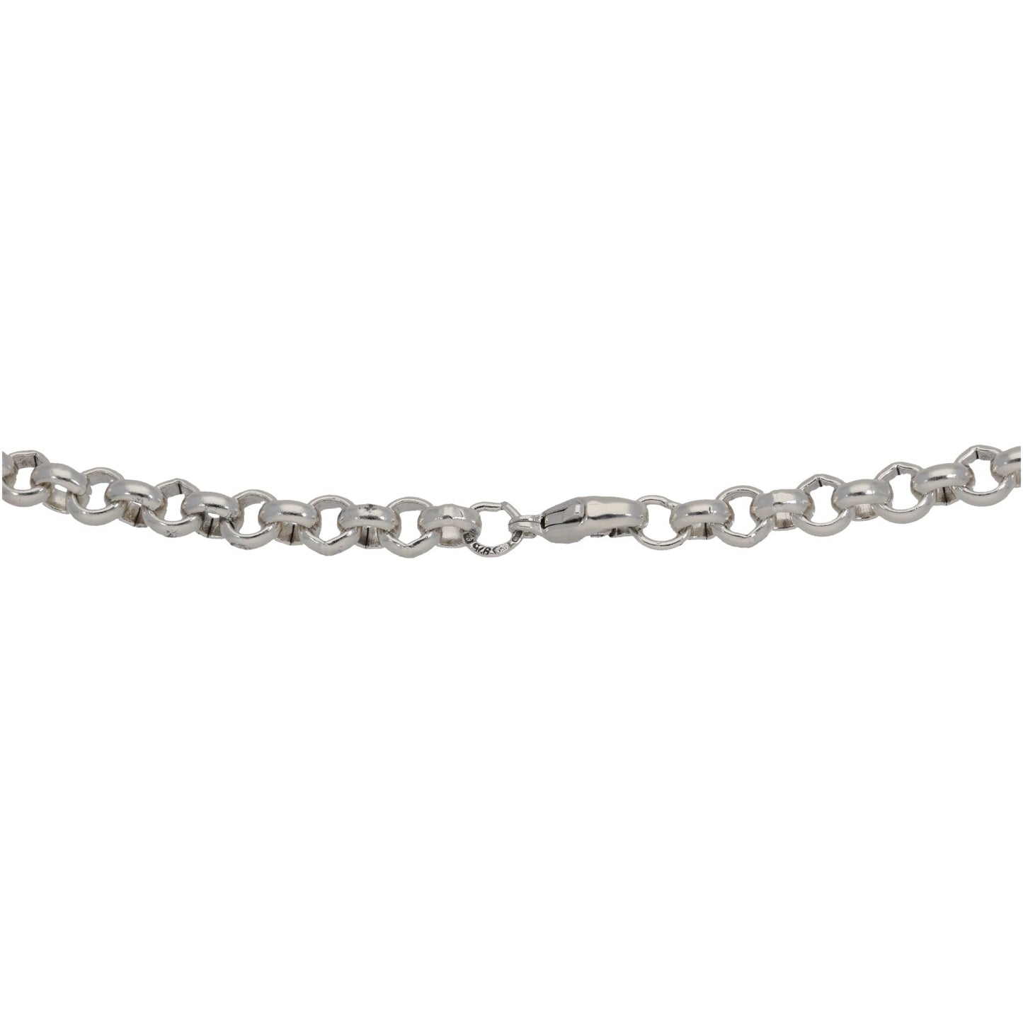 Sterling Silver Belcher Chain 18"
