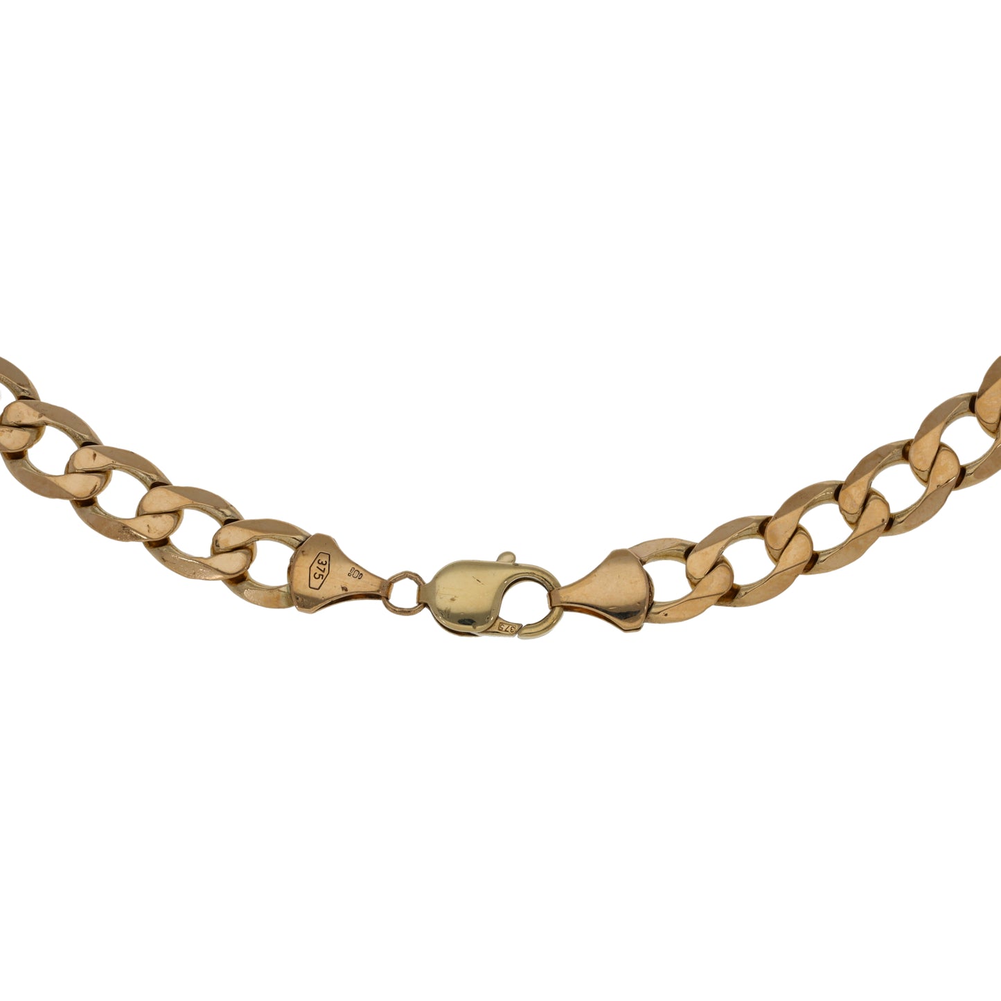 9ct Gold Curb Chain 24"