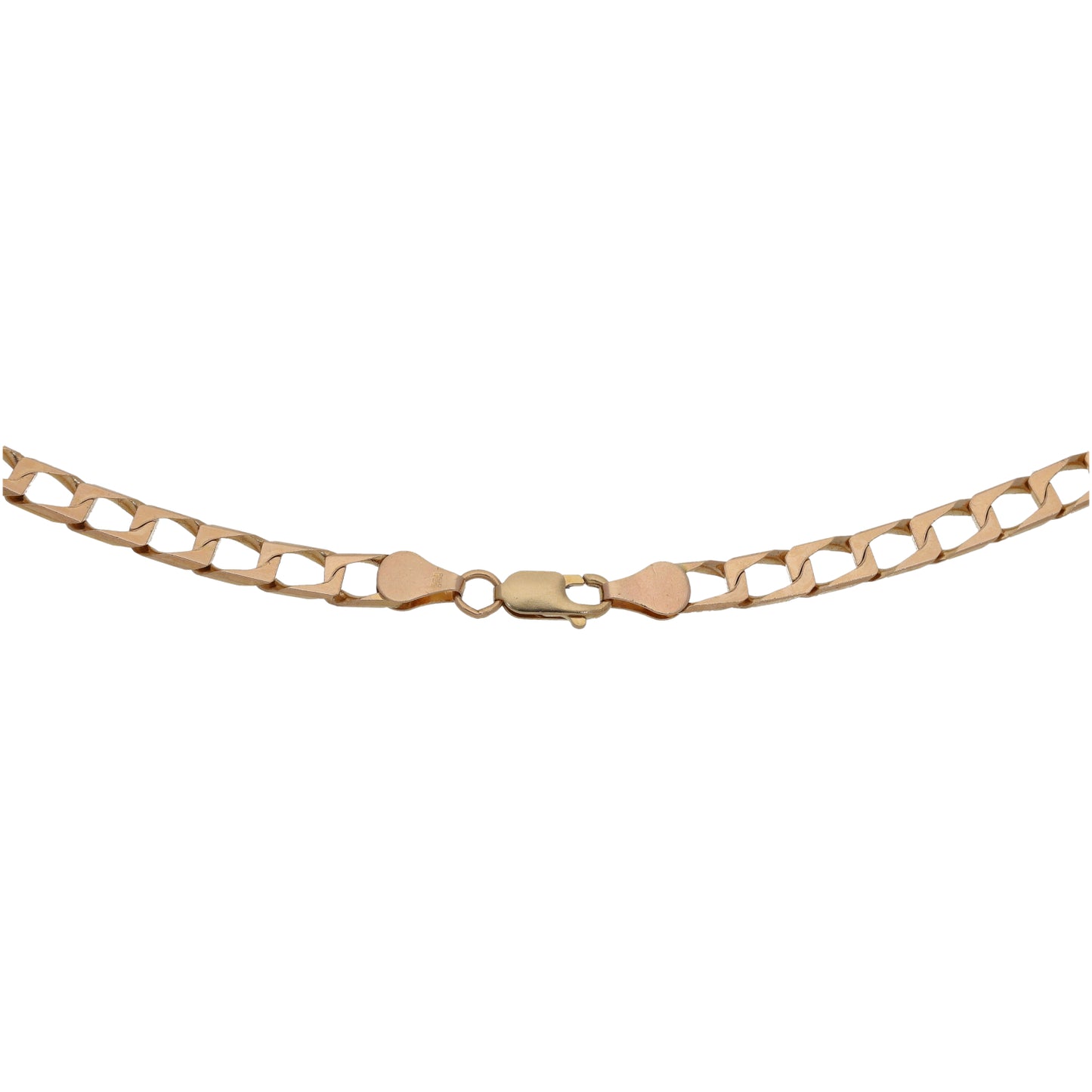 9ct Gold Curb Chain 18"