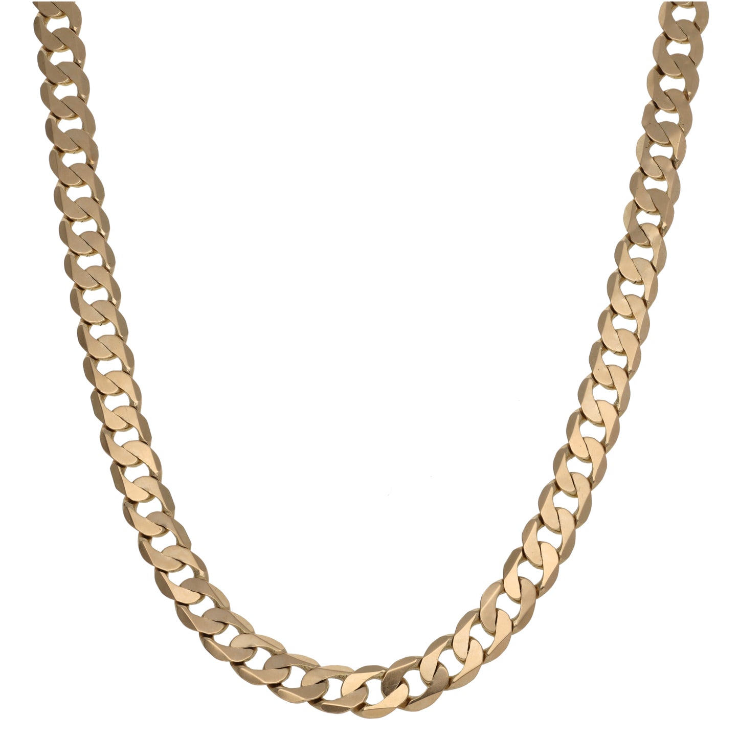 9ct Gold Curb Chain 20"