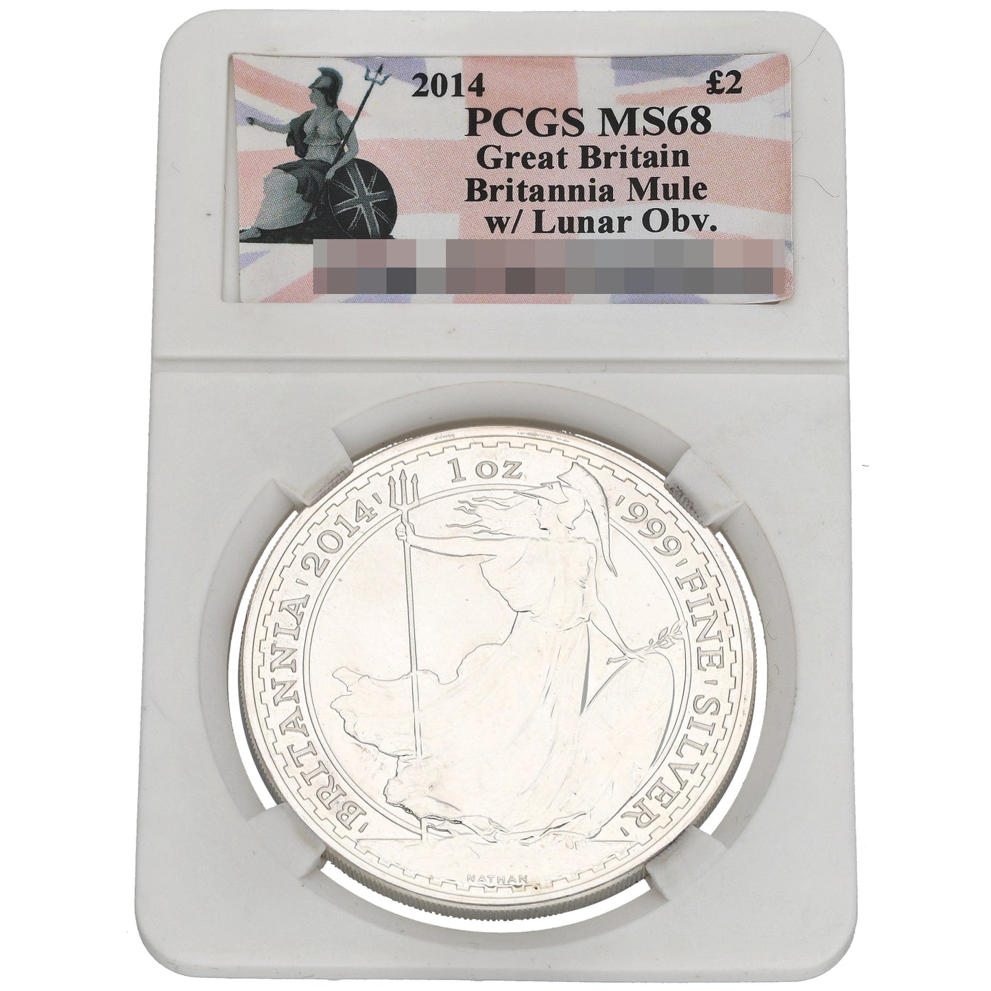 Fine Silver Queen Elizabeth II 1 OZ Britannia Coin 2014