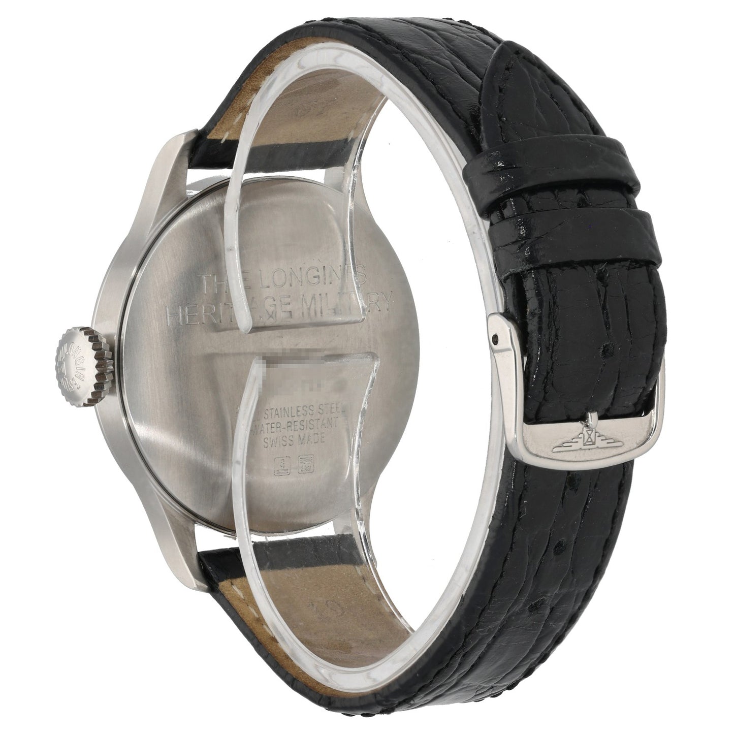 Longines Heritage Military L2.819.4.93.2 38.5mm Stainless Steel Watch