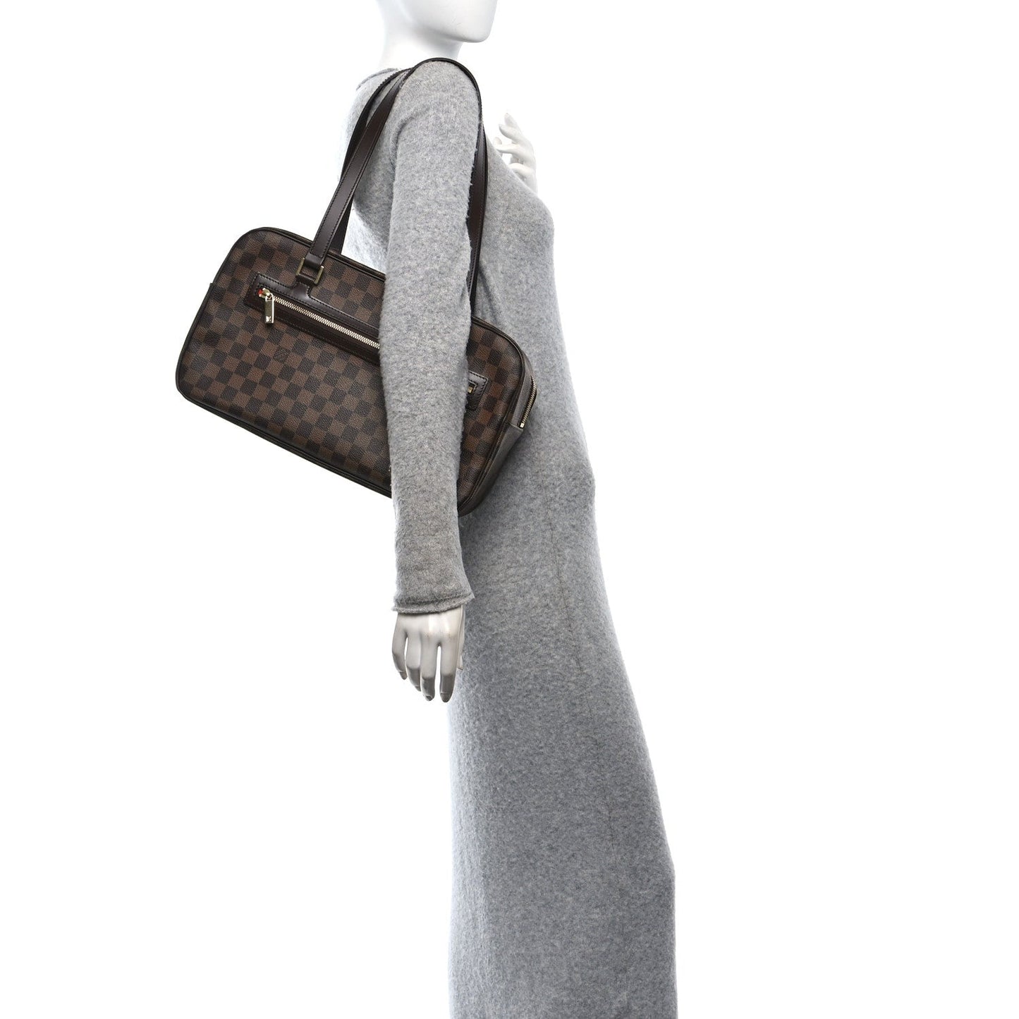 Louis Vuitton Cite GM Monogram Coated Canvas Bag - Brown