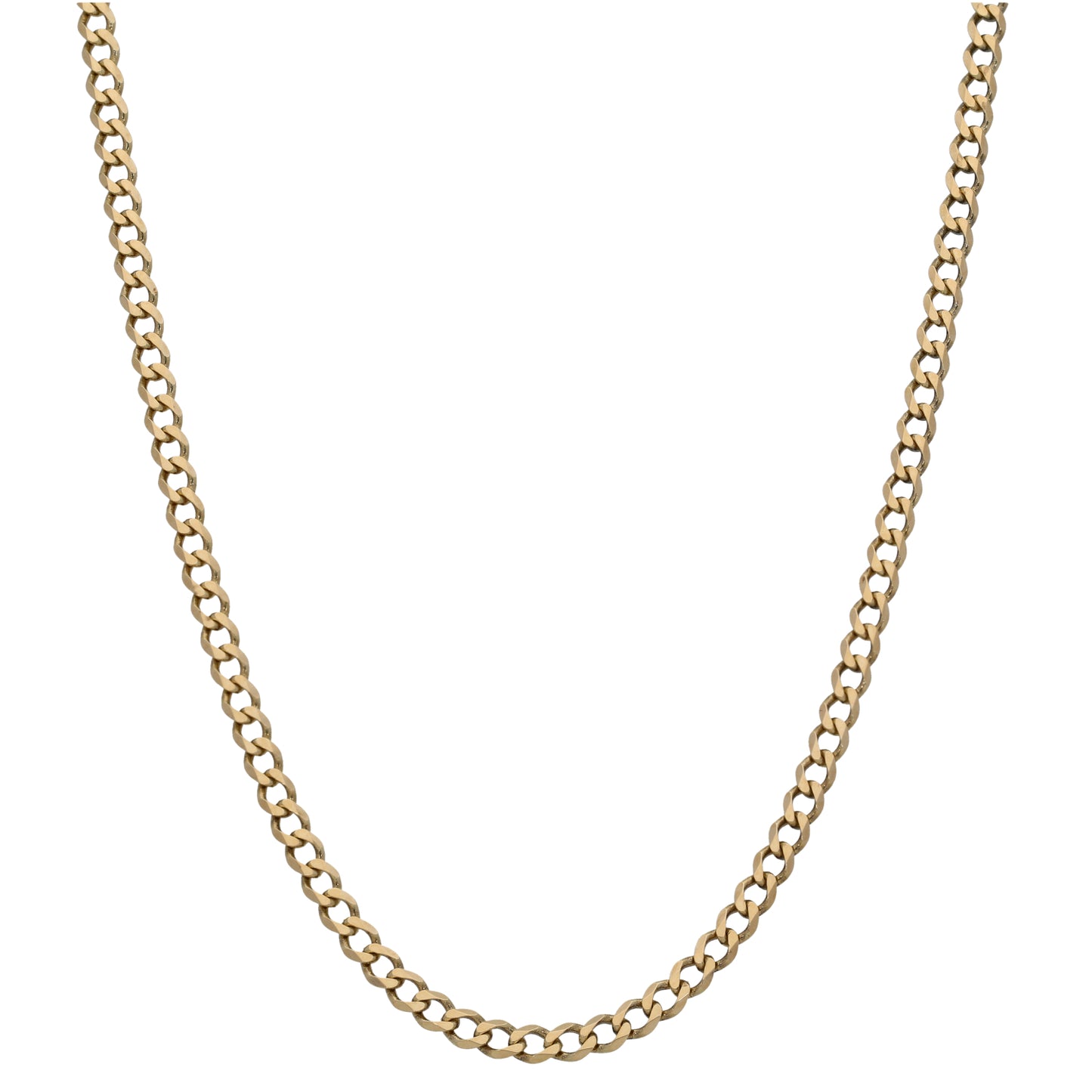 9ct Gold Curb Chain 20"
