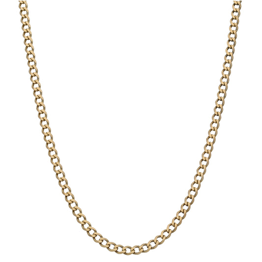 9ct Gold Curb Chain 20"
