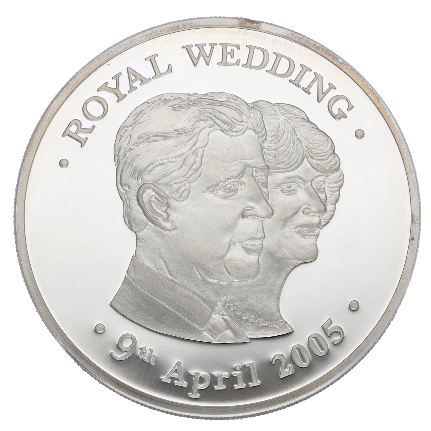Silver Royal Wedding Britannia 2005