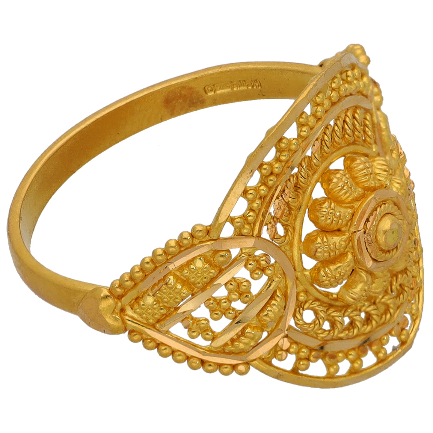 22ct Gold Alternative Ring Size O