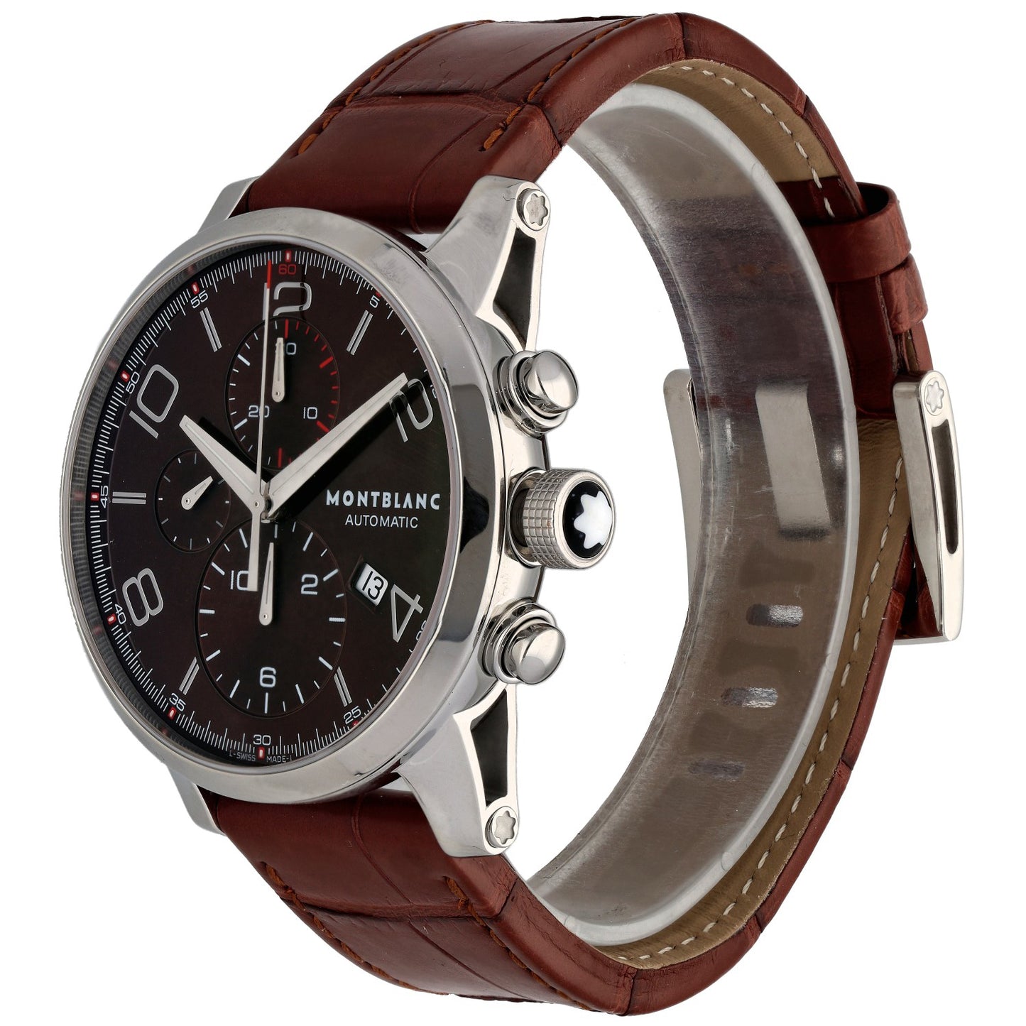 Montblanc Timewalker 7204 43mm Stainless Steel Watch