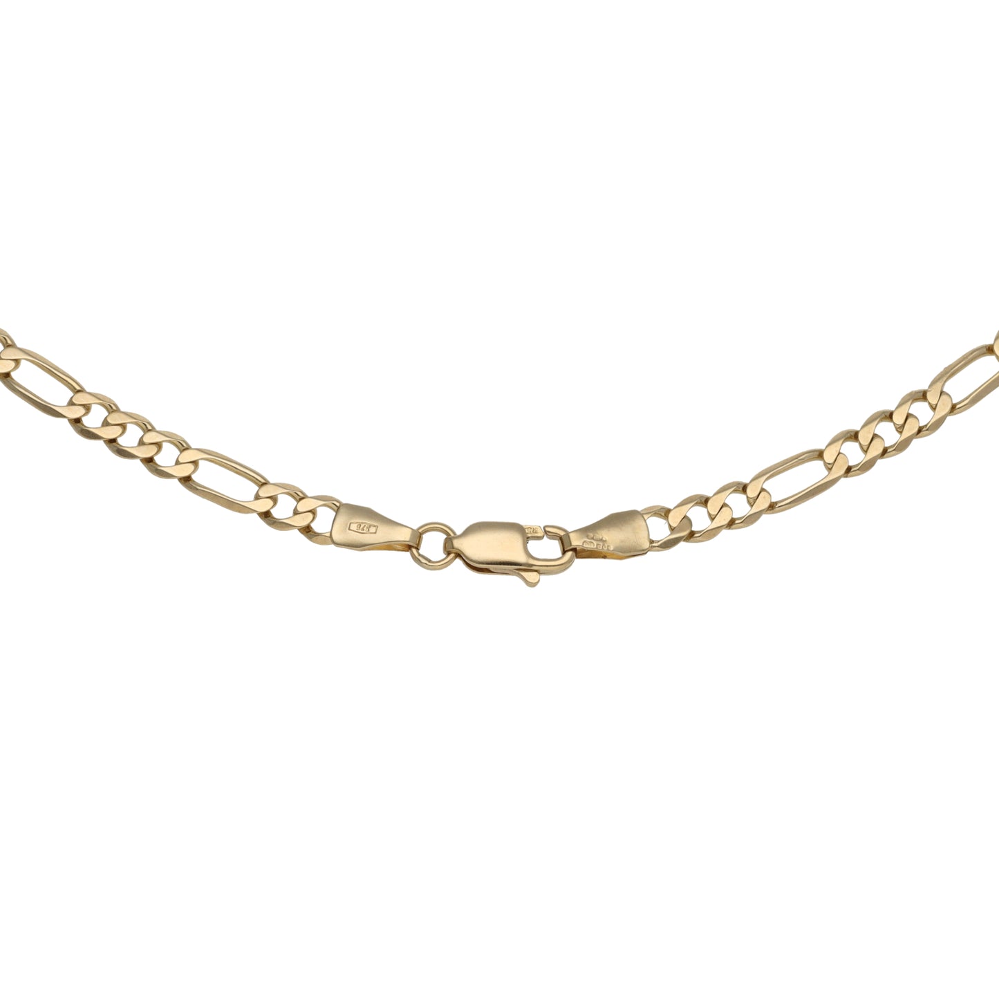 9ct Gold Figaro Chain 18"
