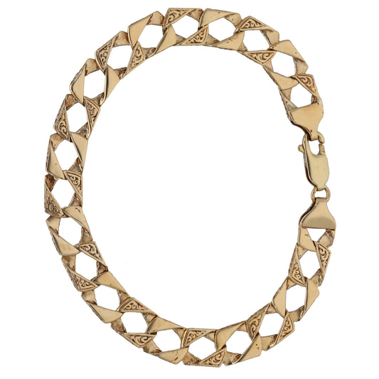 9ct Gold Curb Bracelet