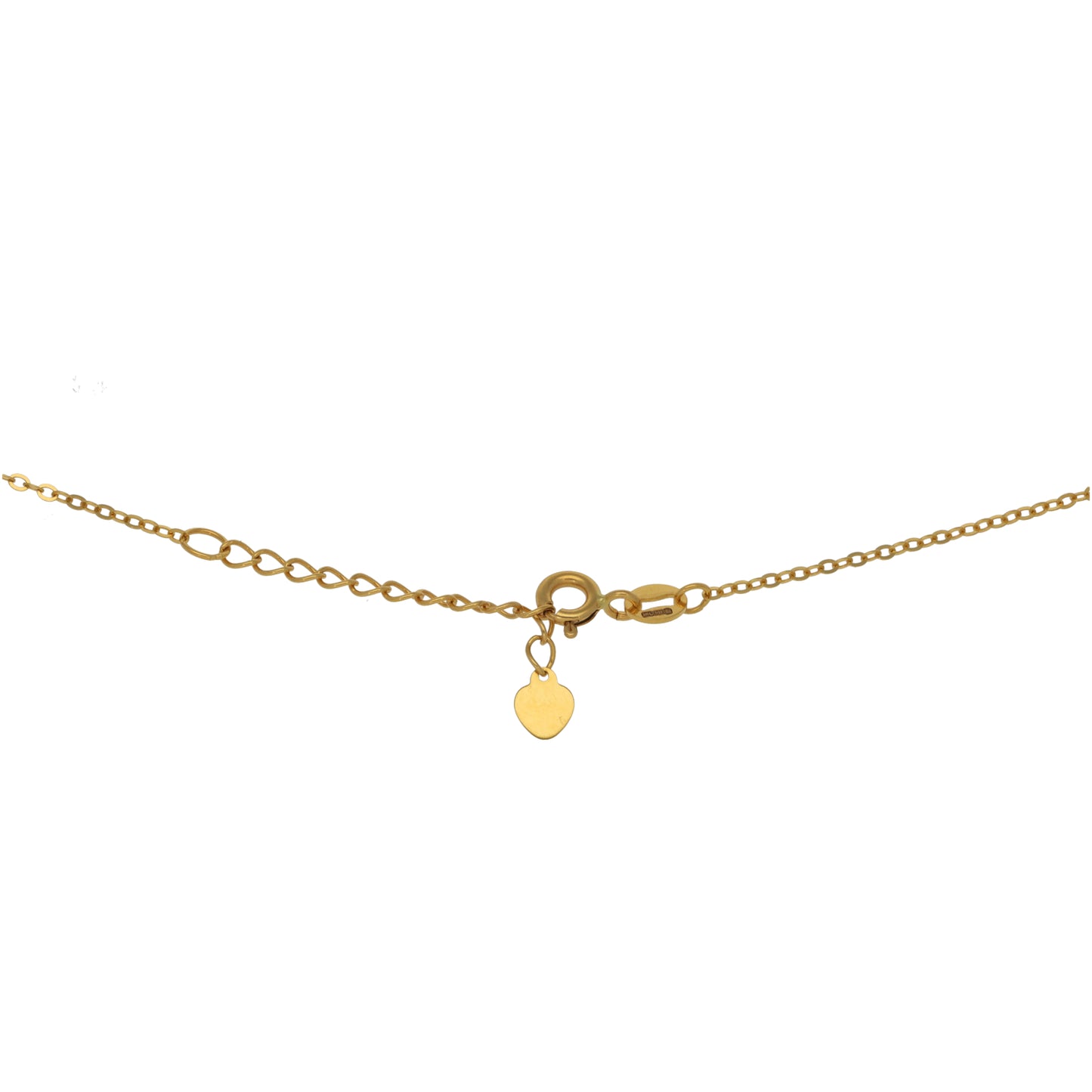 New 22ct Gold Floral Drop Necklace 20"