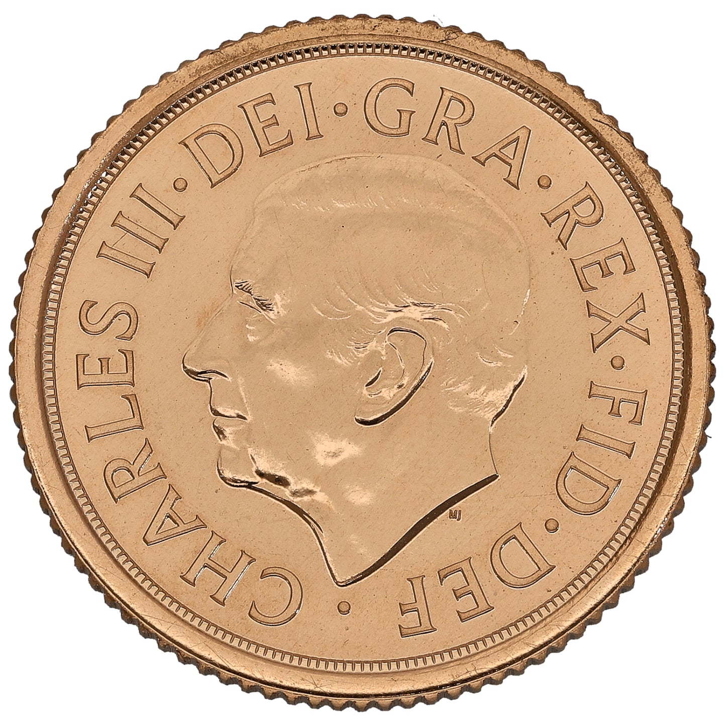 22ct Gold King Charles III Half Sovereign Coin 2024